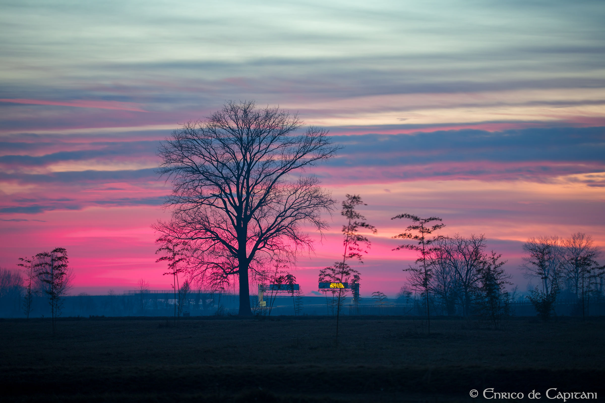 Sunset in Villambrera