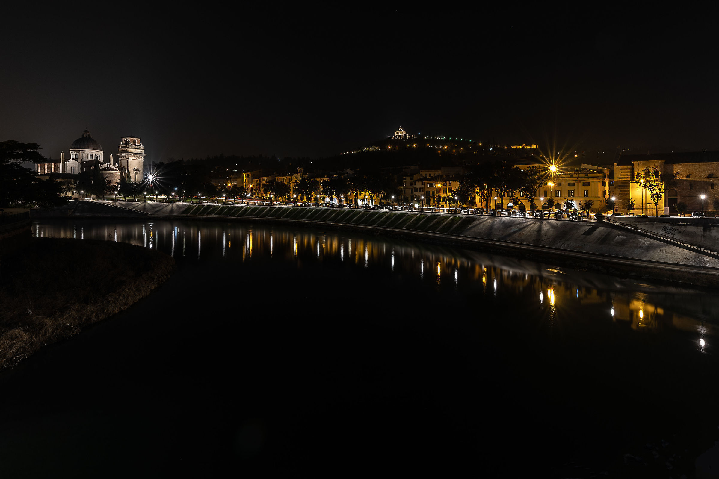 vista da ponte pietra