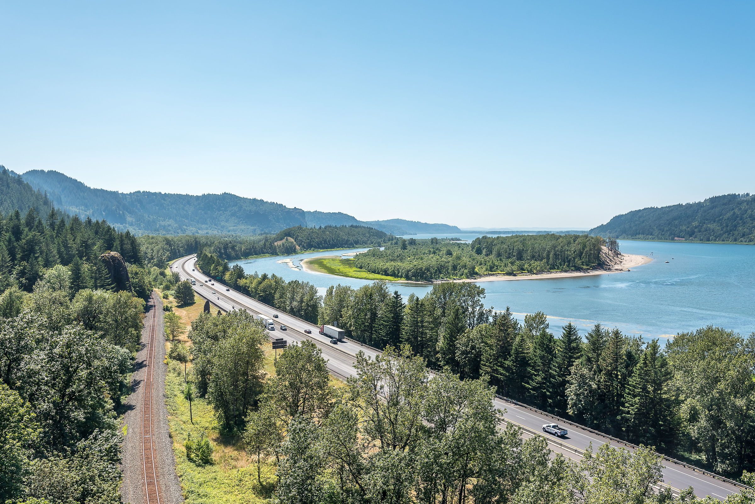 Vie di trasporto terrestri - Oregon - River Gorge