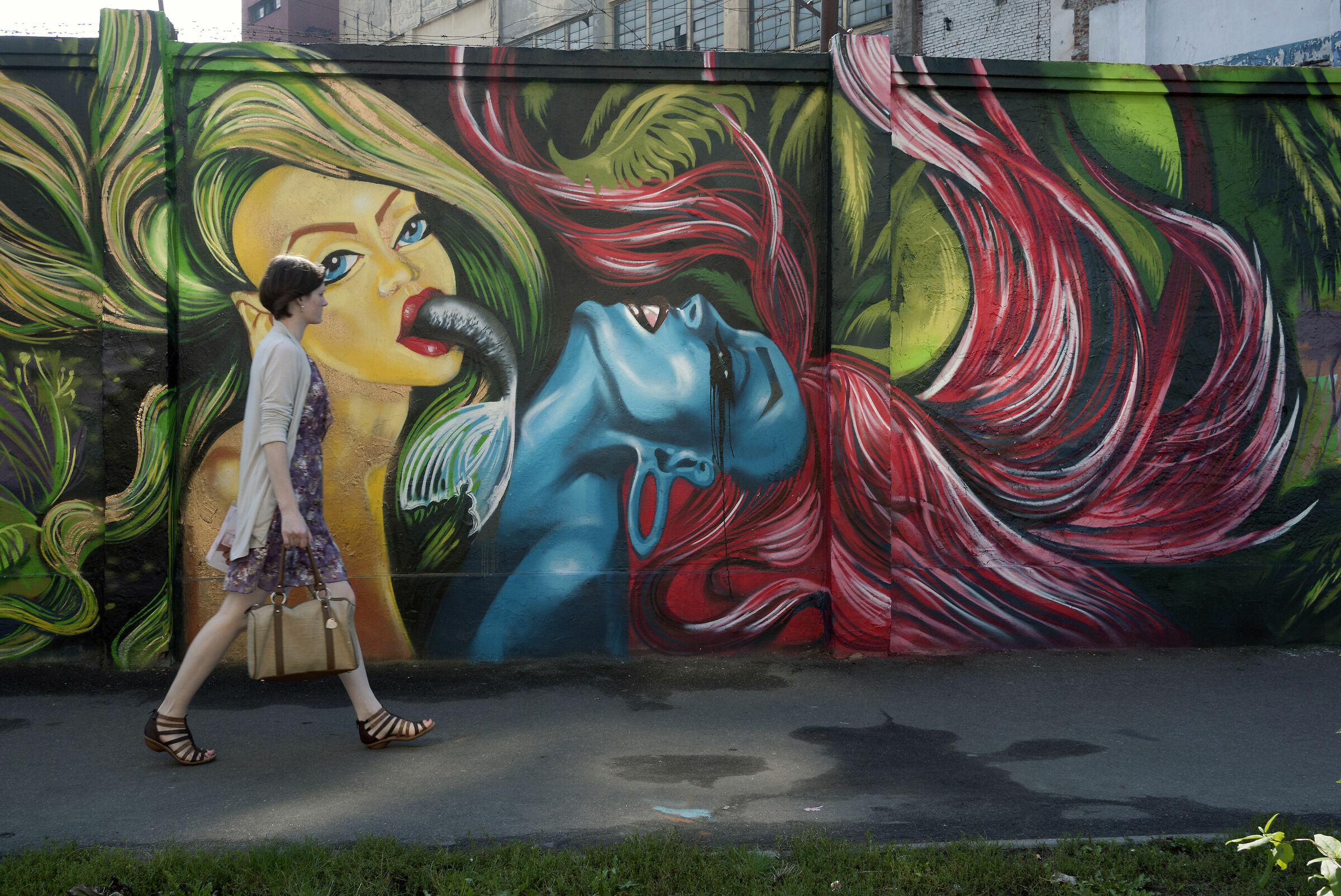 Mural in Saint Petersburg