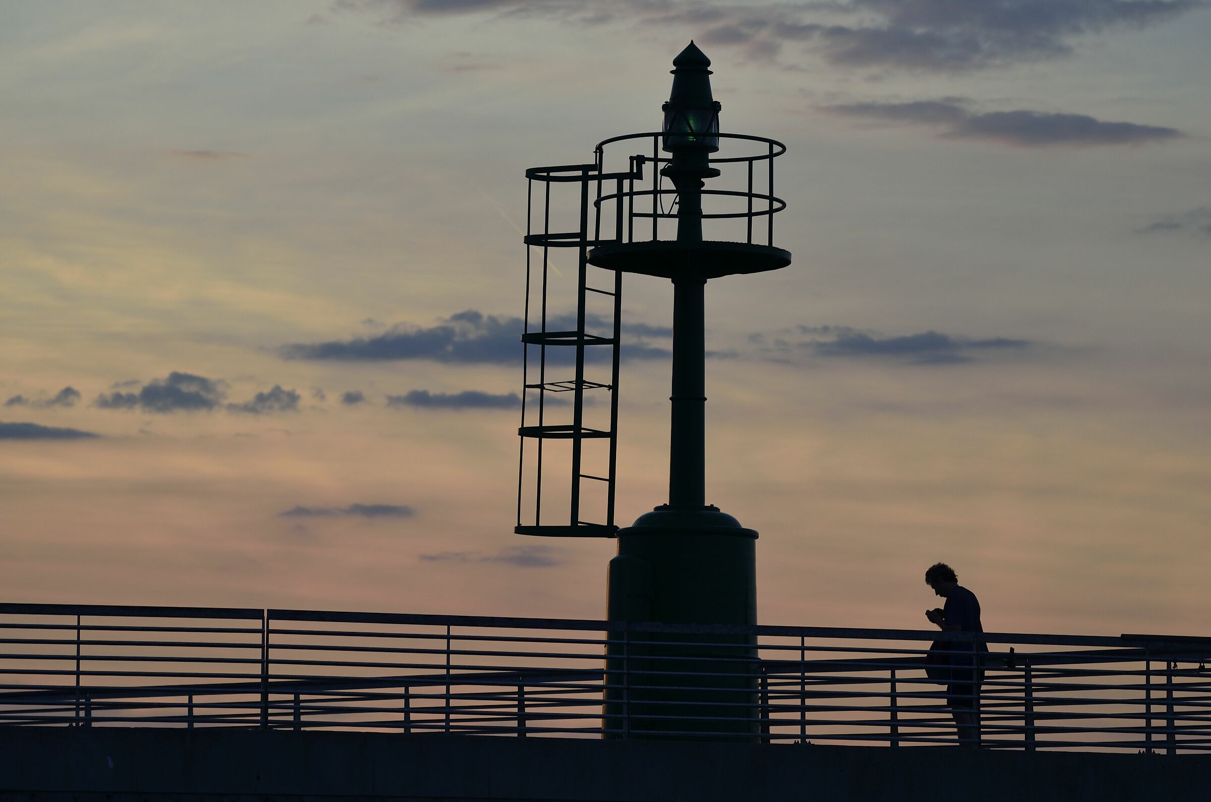 Pier at sunset
