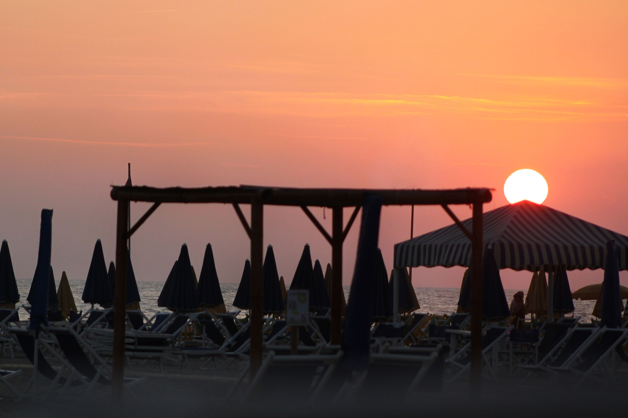 Sunset in Versilia