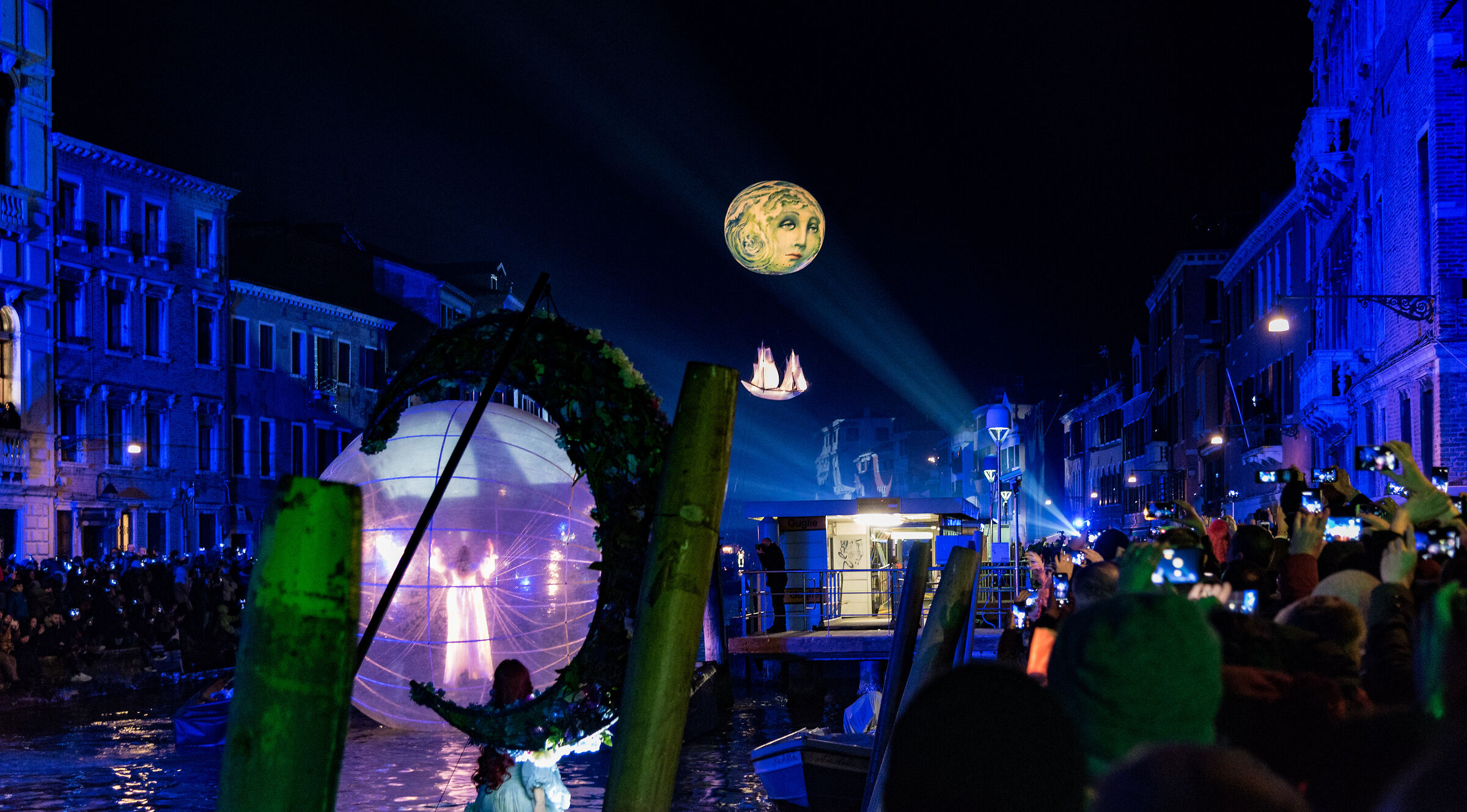 And the moon knocked