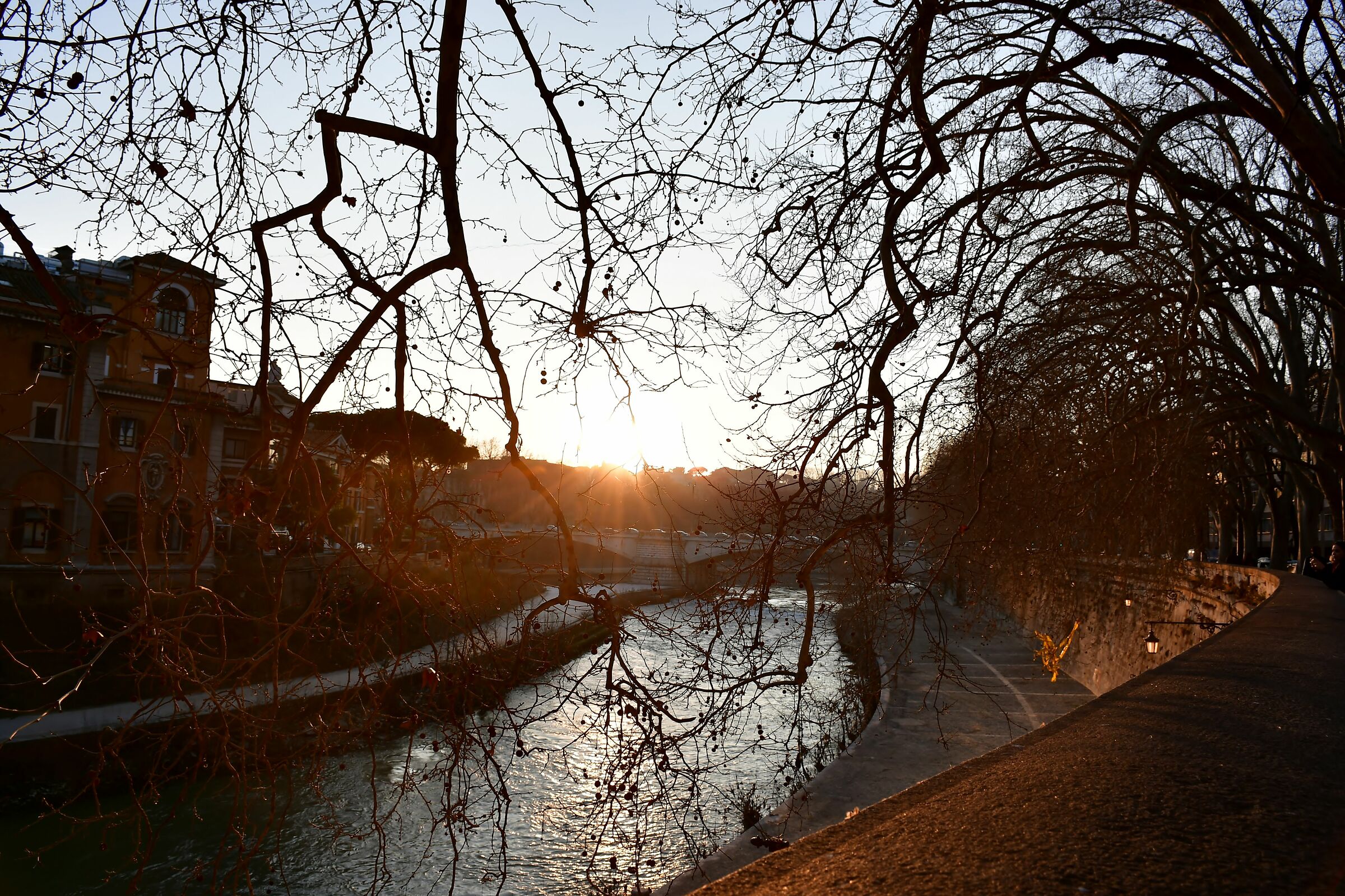 Sunset on the Tiber