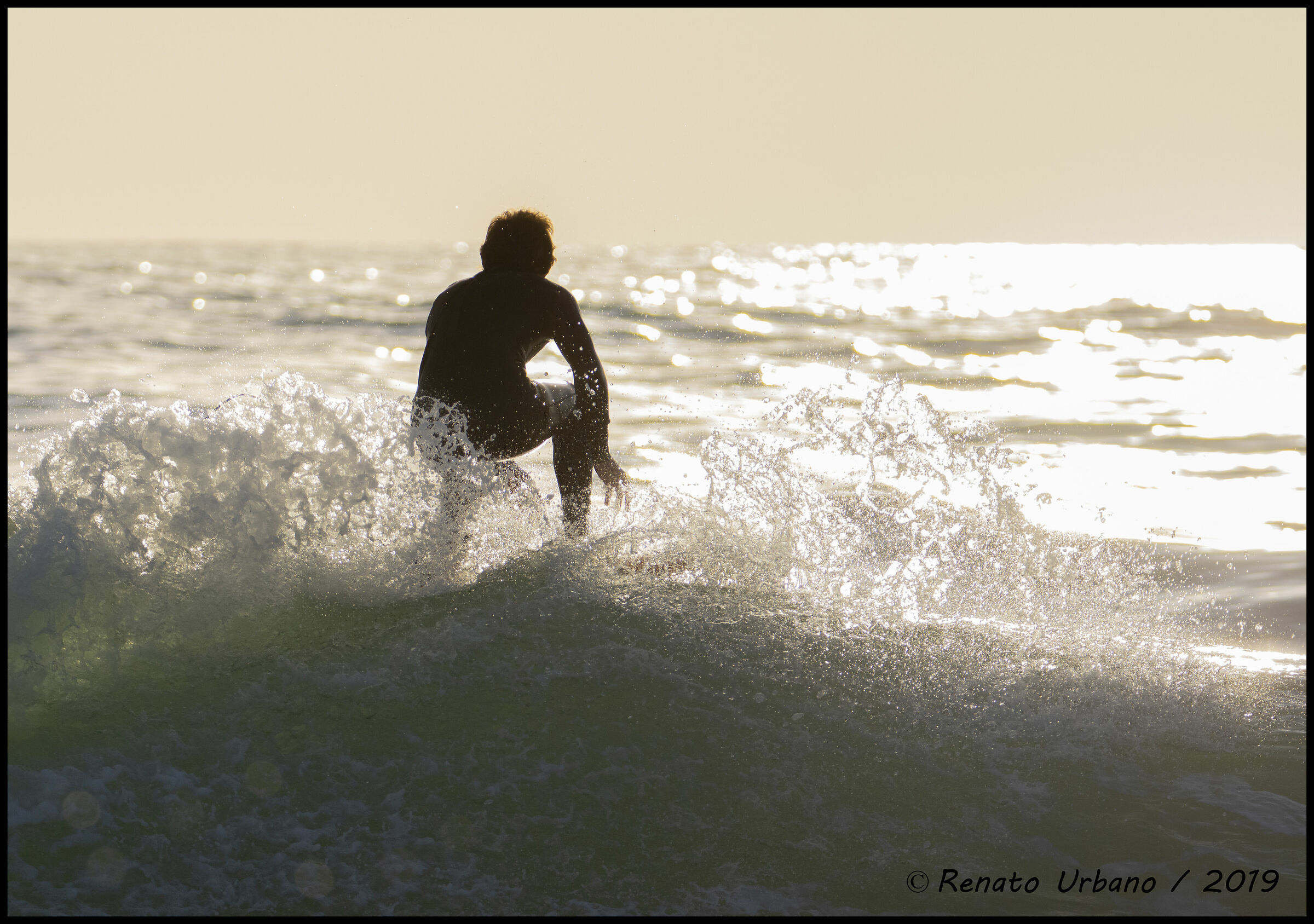 On the wave towards the sun