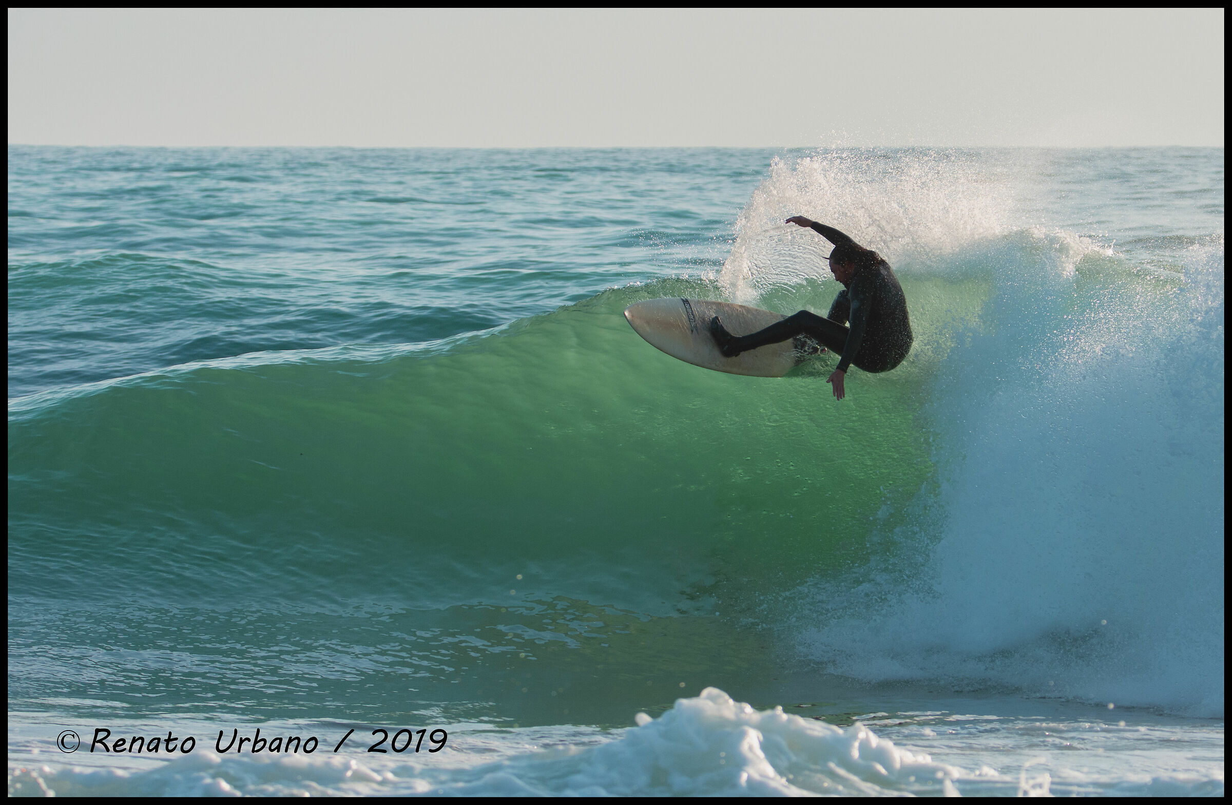 In flight on the wave