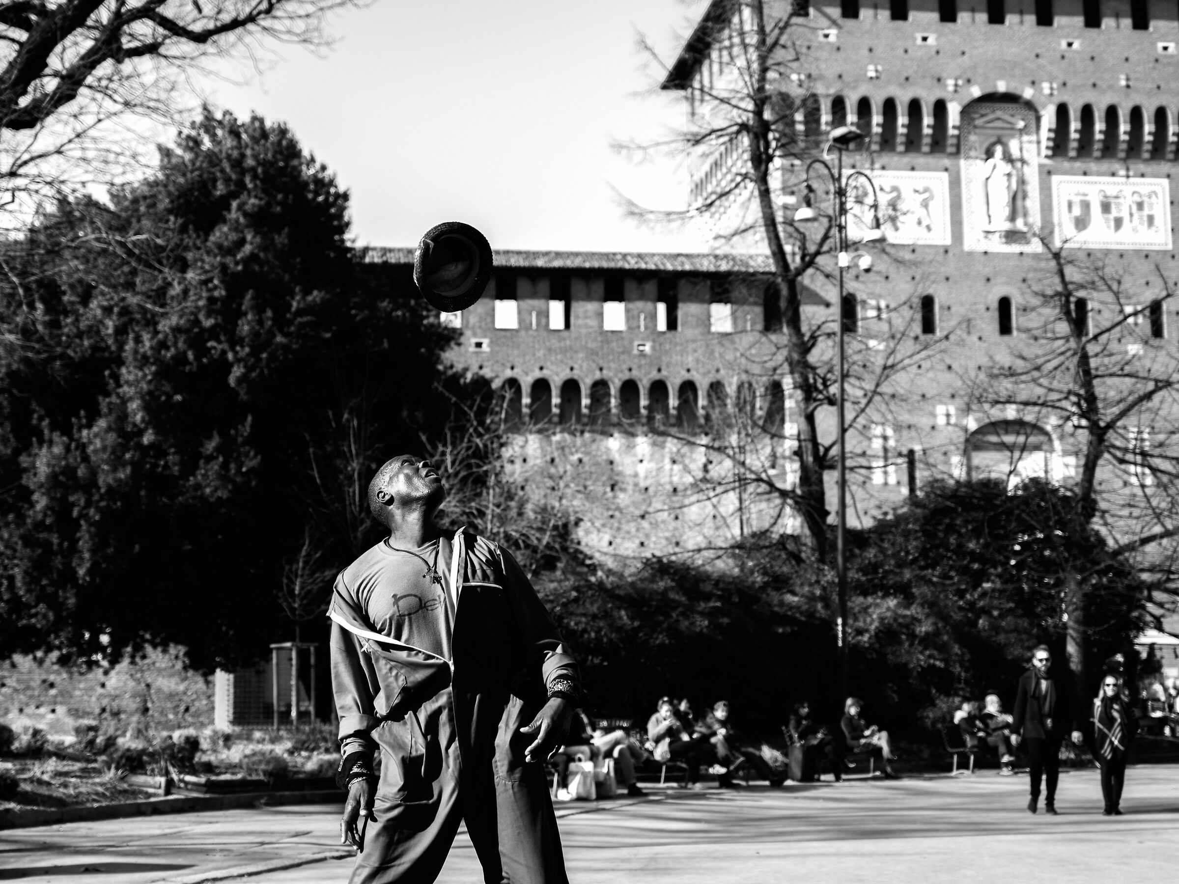 The man from the Flying hat