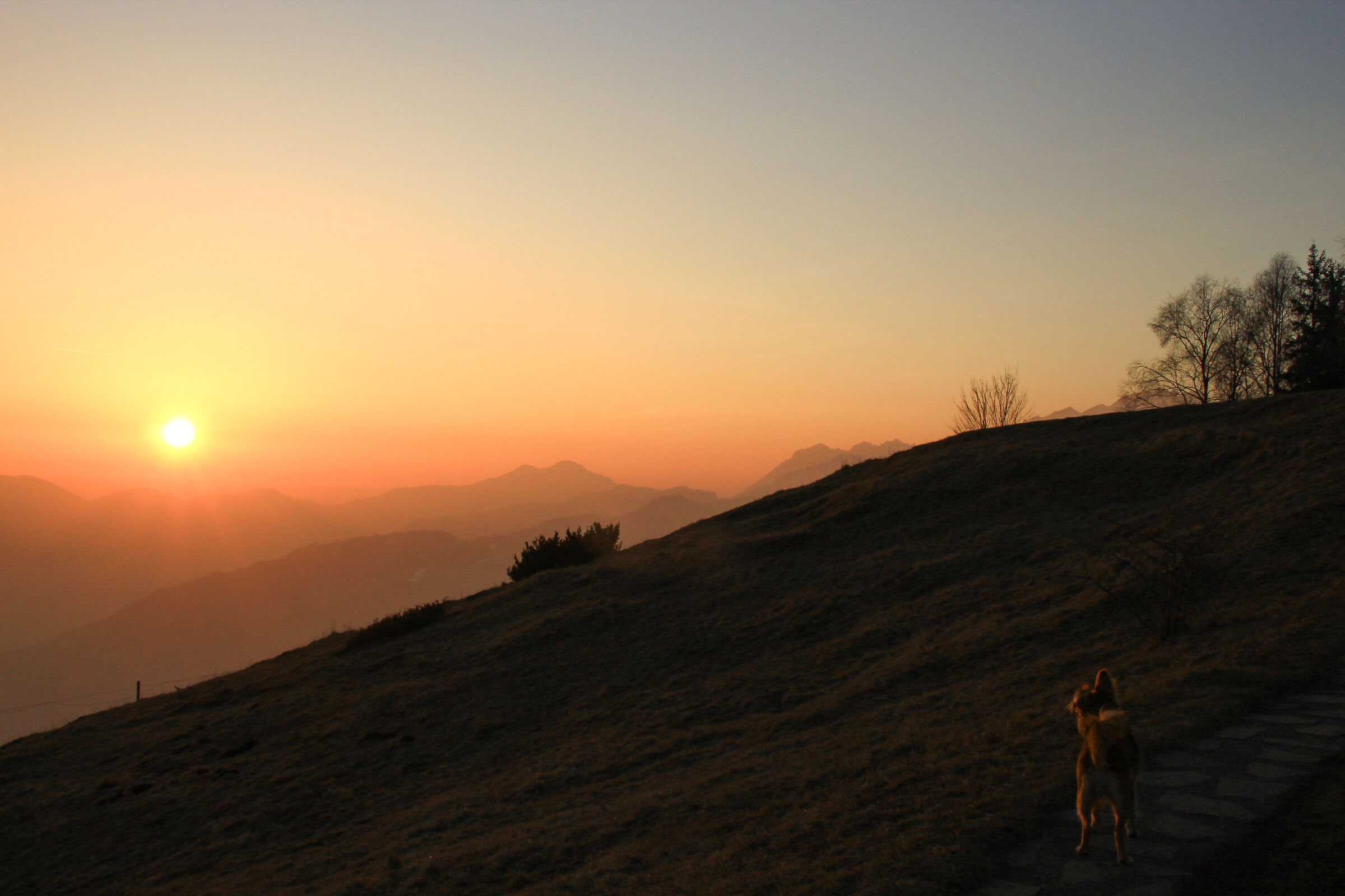 tramonto al monte FarnoBG