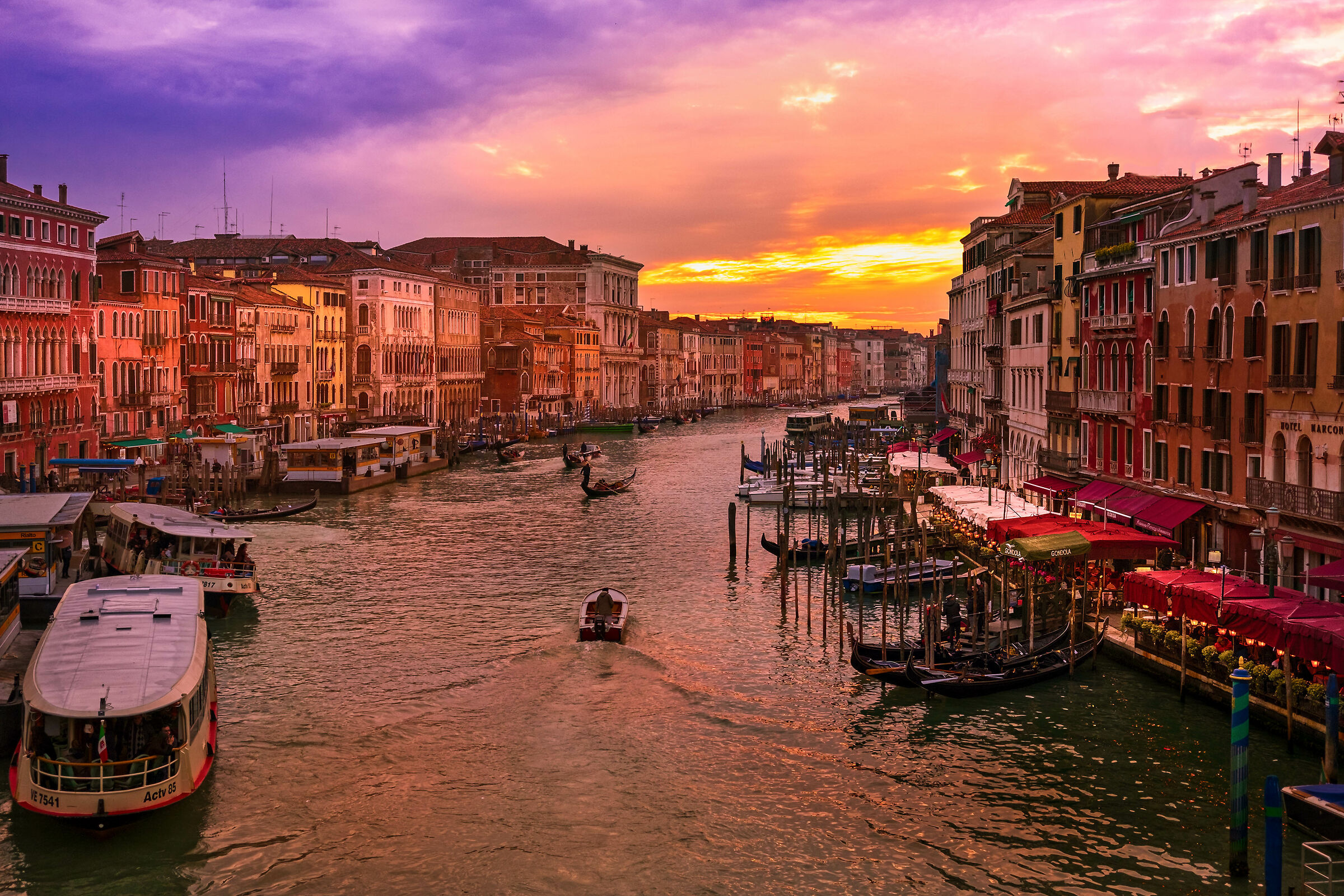 Sunset in Venice