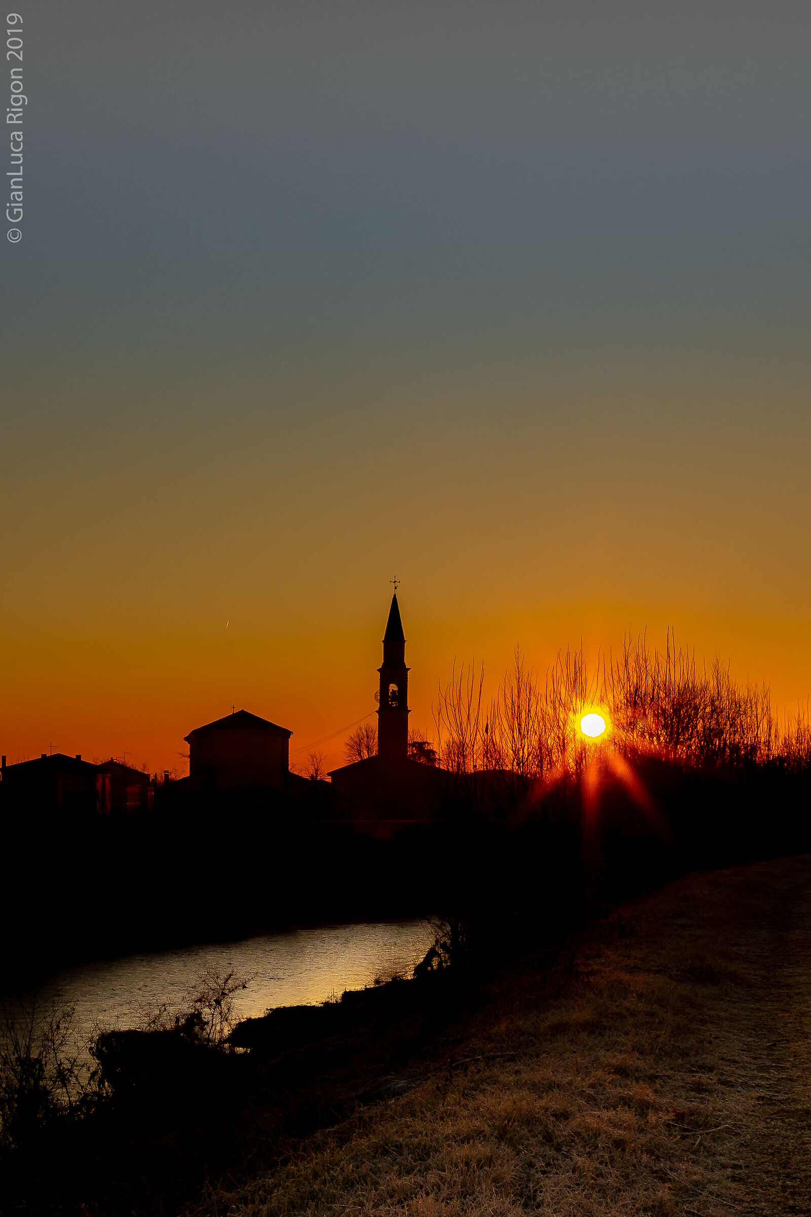 Sunrise on the bell tower