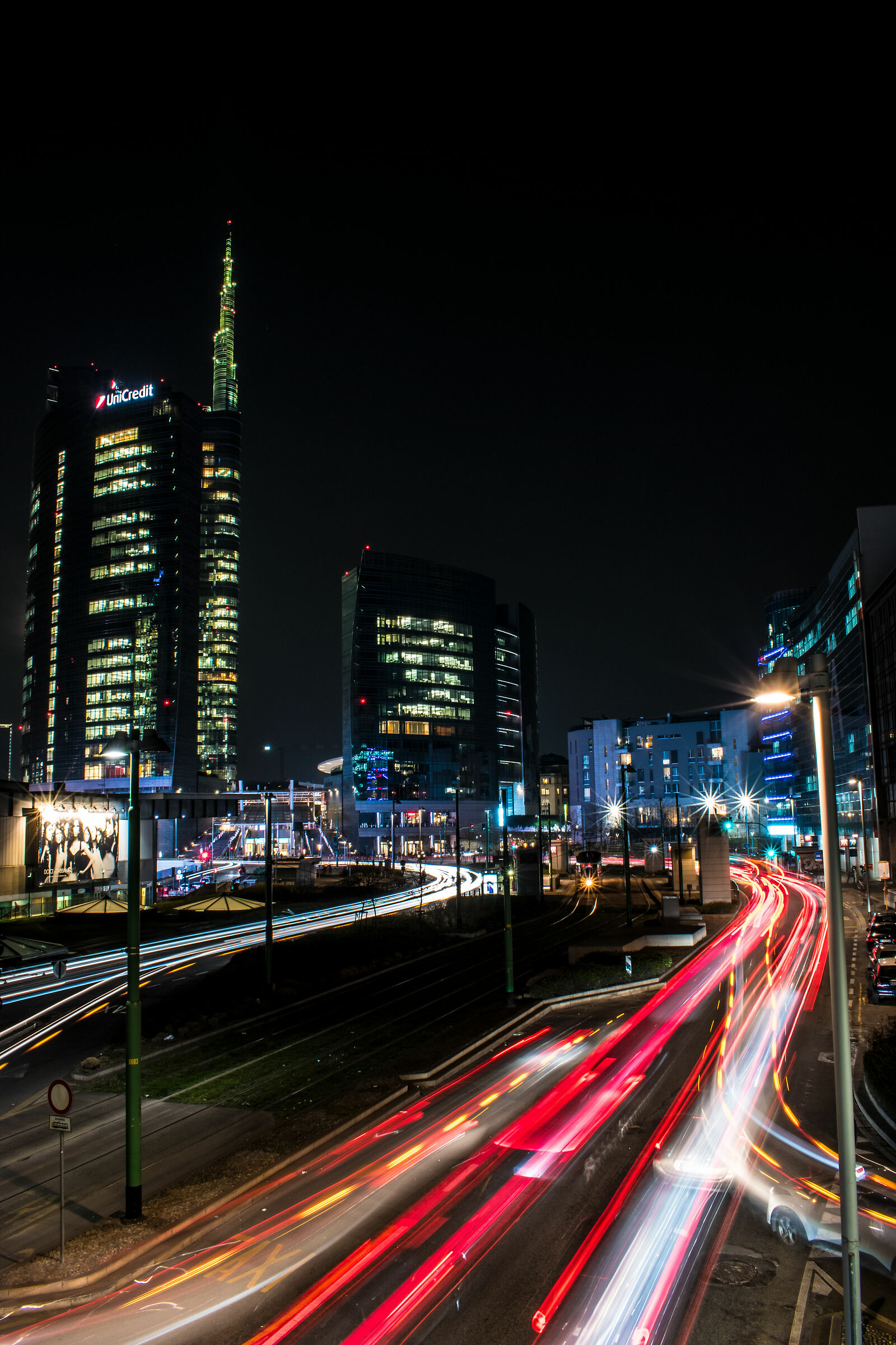 Unicredit Tower by Night