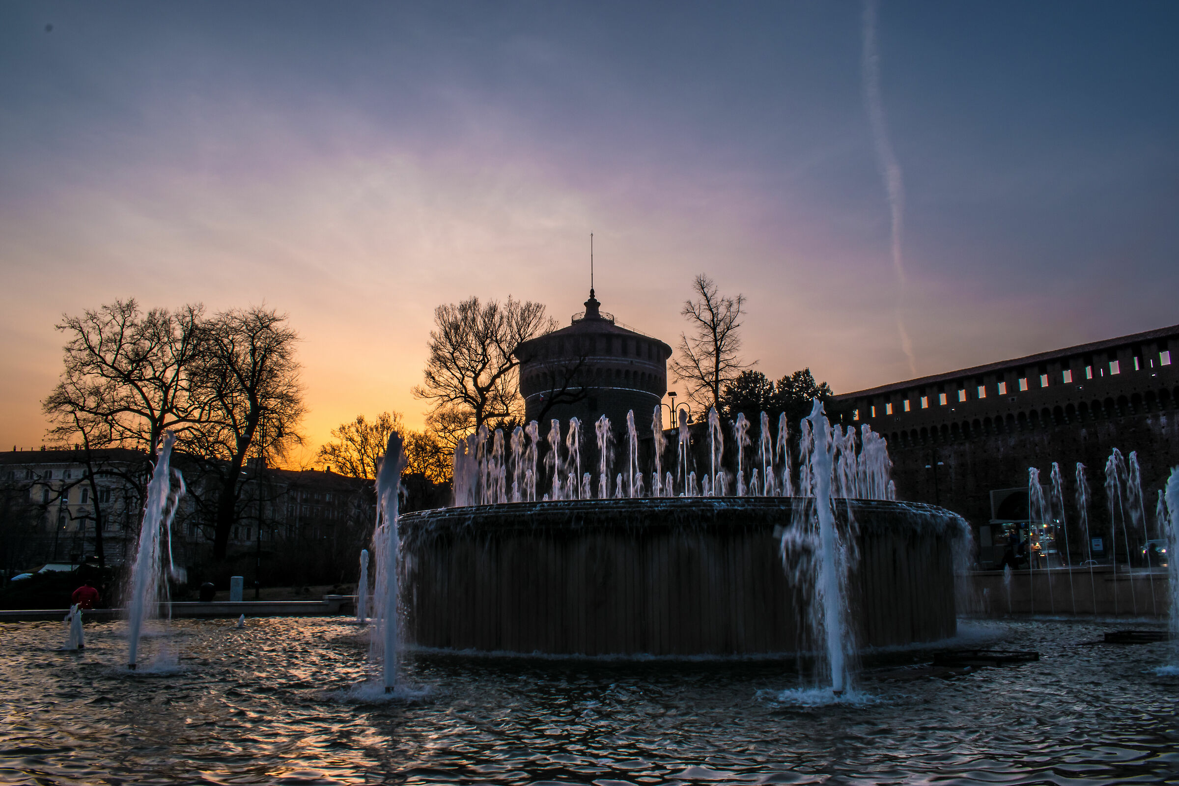 Golden Hour in Piazza Castello