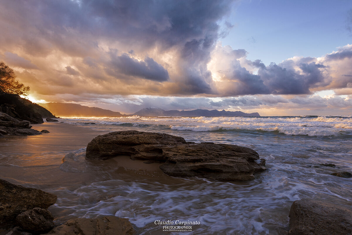 Sunset in Trappeto (Palermo)