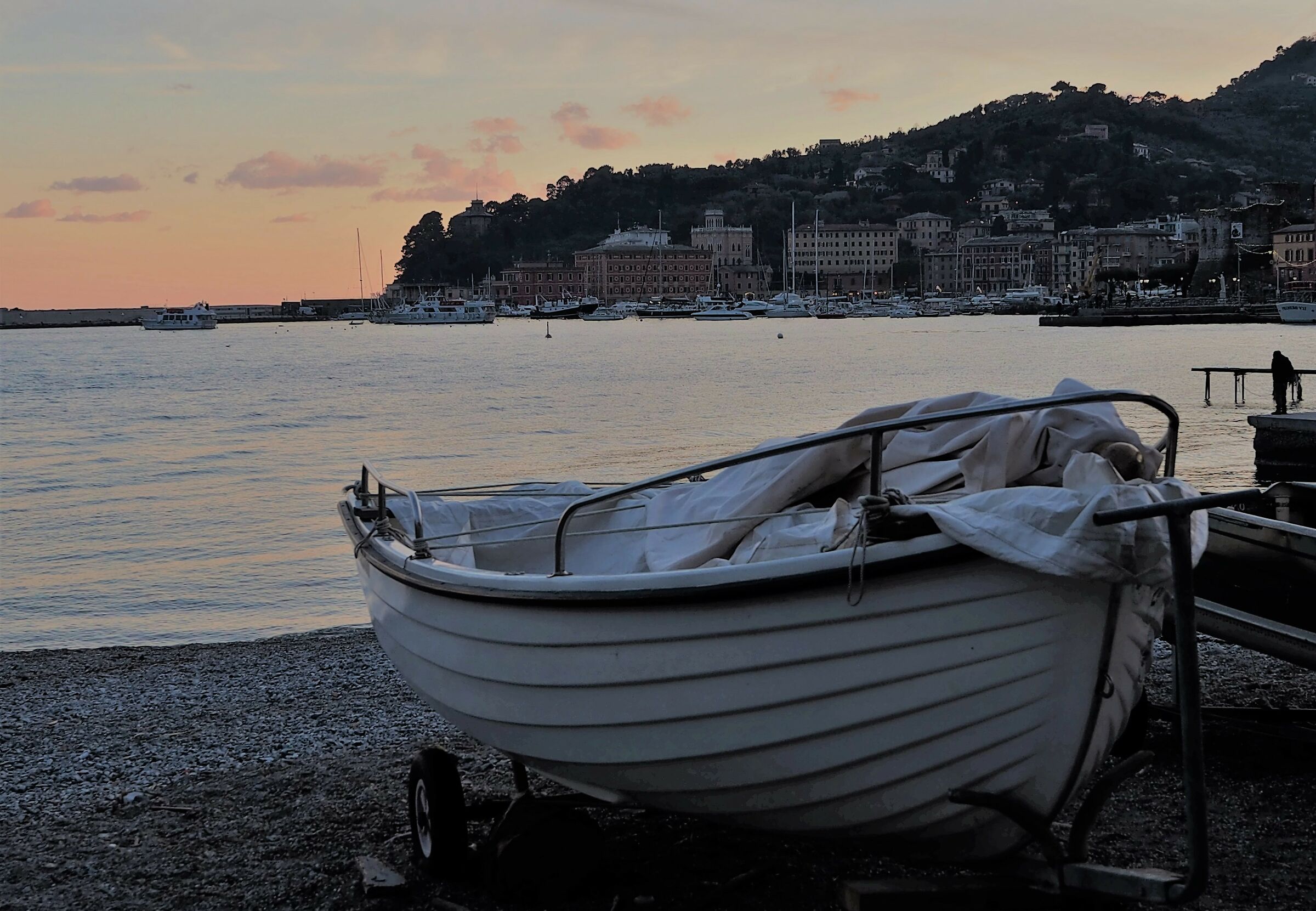 At sunset
