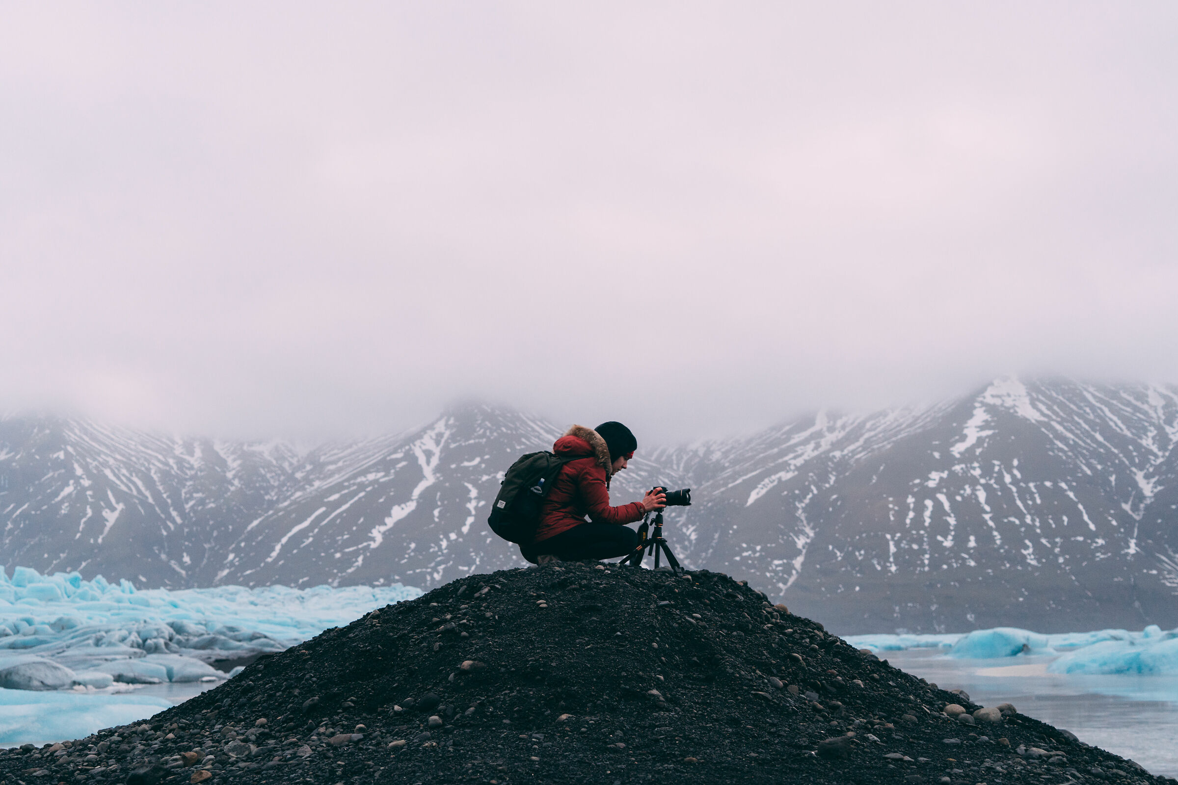 Serata al Vatnajökull