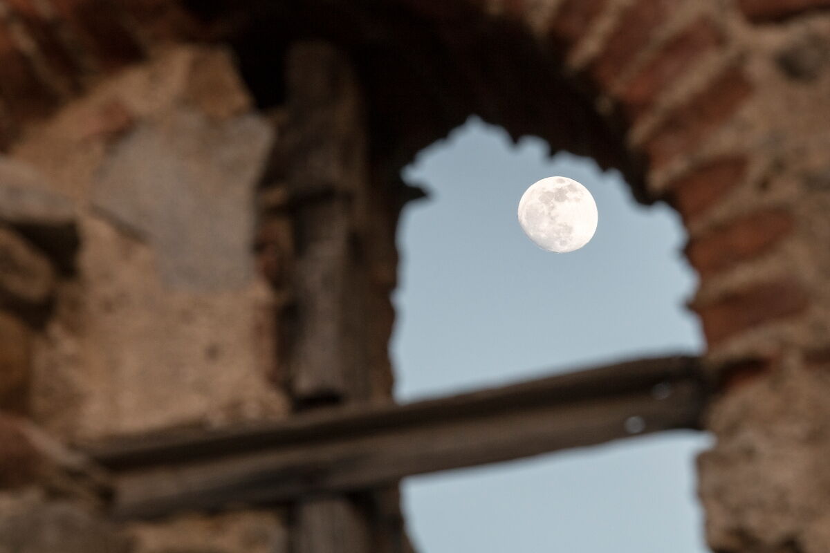 Moon at the window