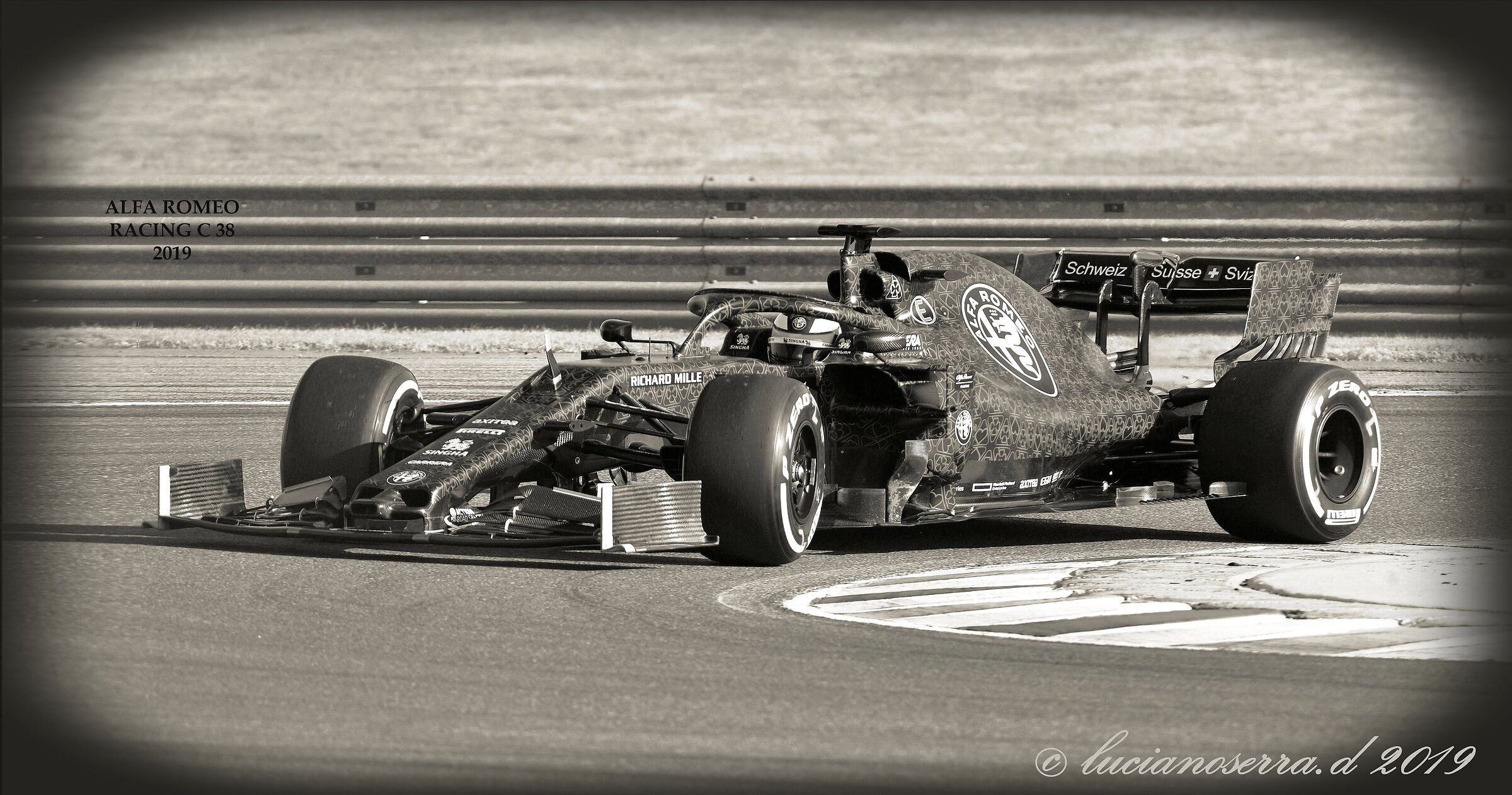 Kimi Raikkonen su Alfa Romeo Racing C 38 - 2019