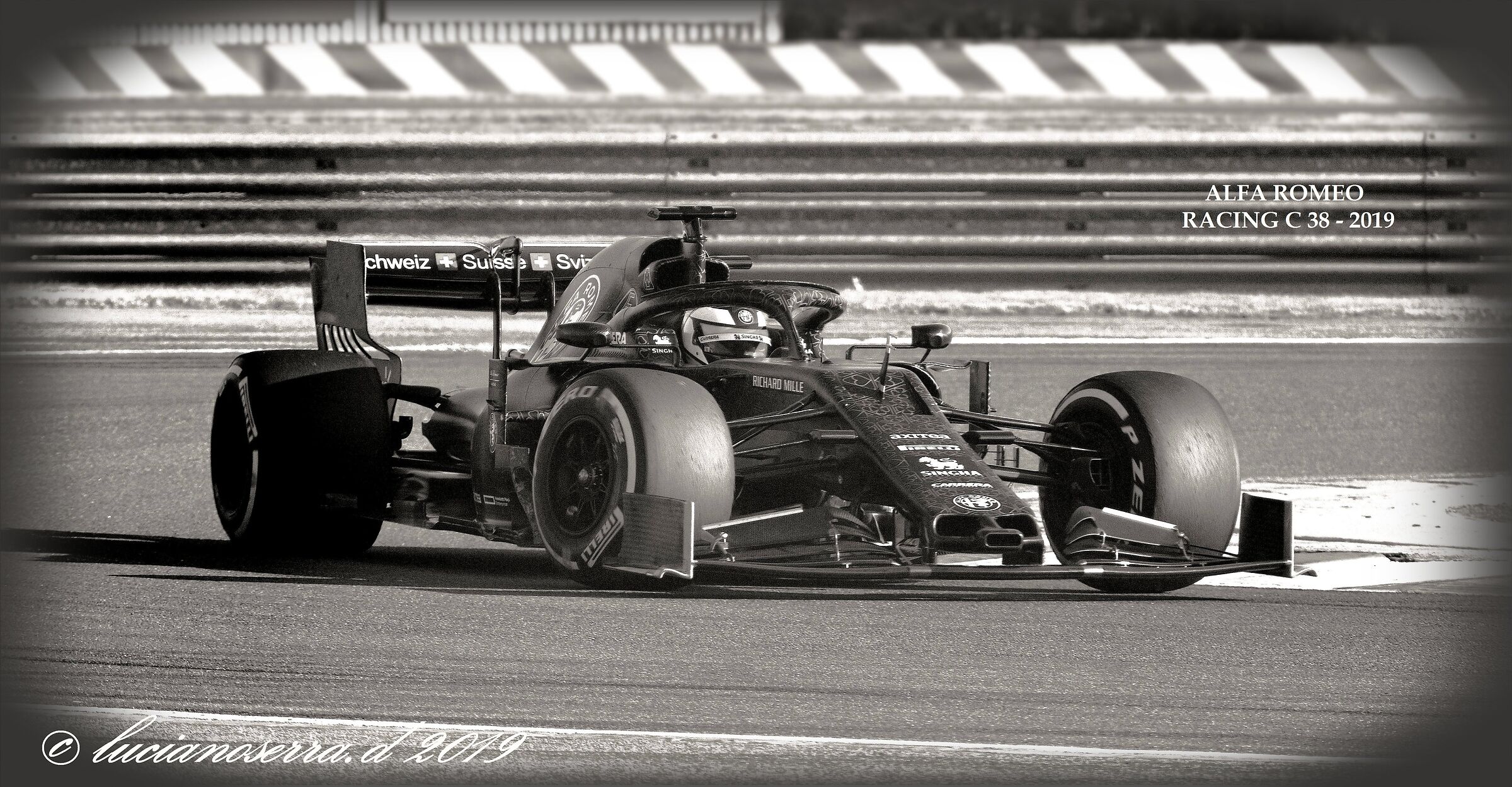 Kimi Raikkonen su Alfa Romeo Racing C 38 - 2019