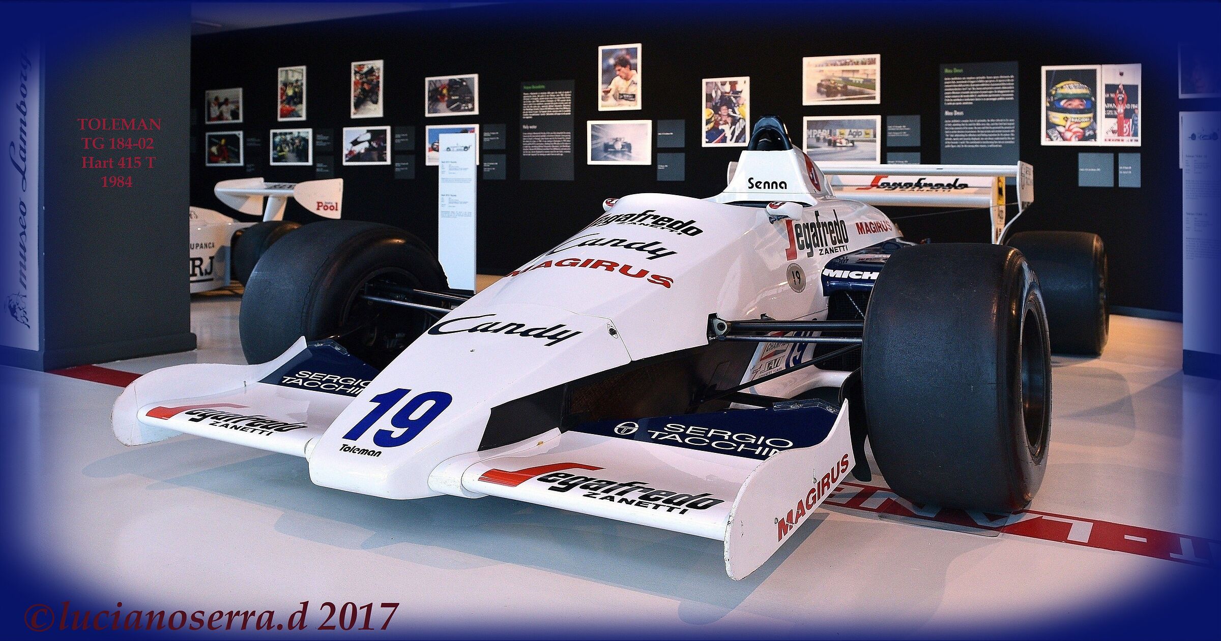 Toleman TG 184-02 a motore Hart 415 T - 1984
