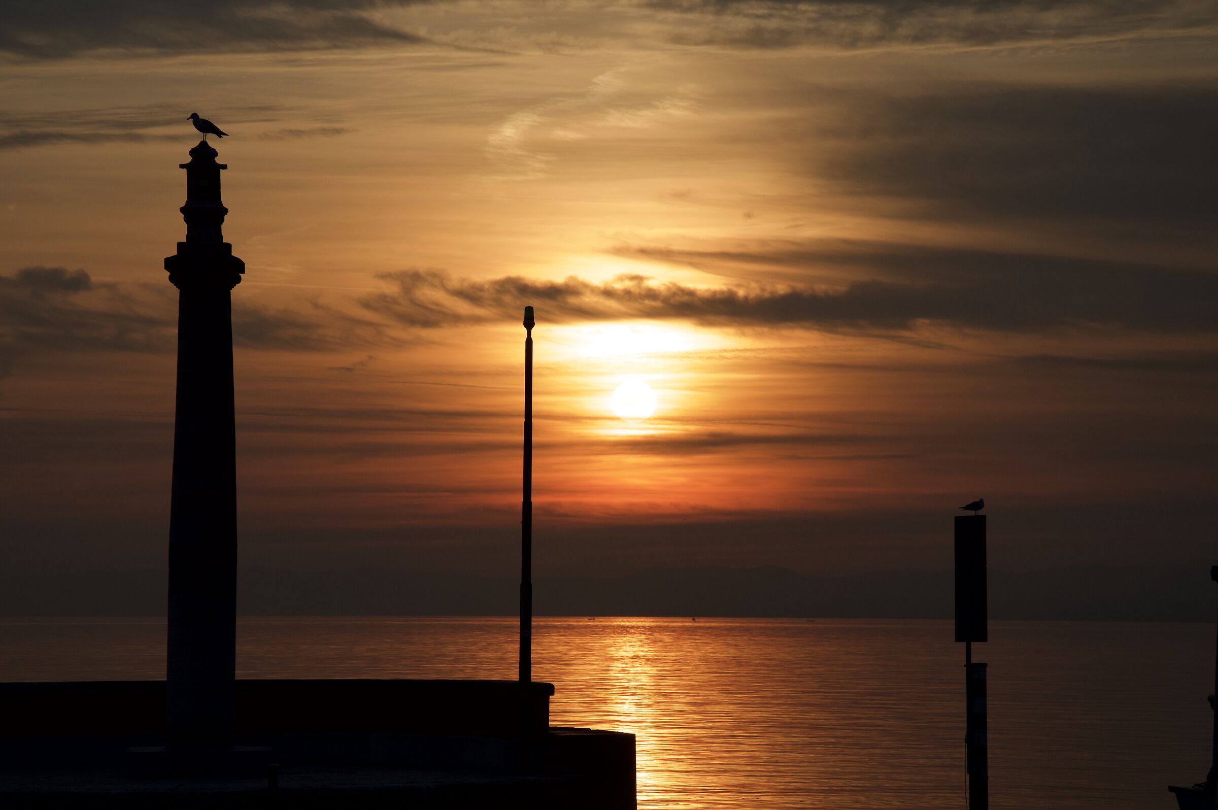 Tramonto sul Garda
