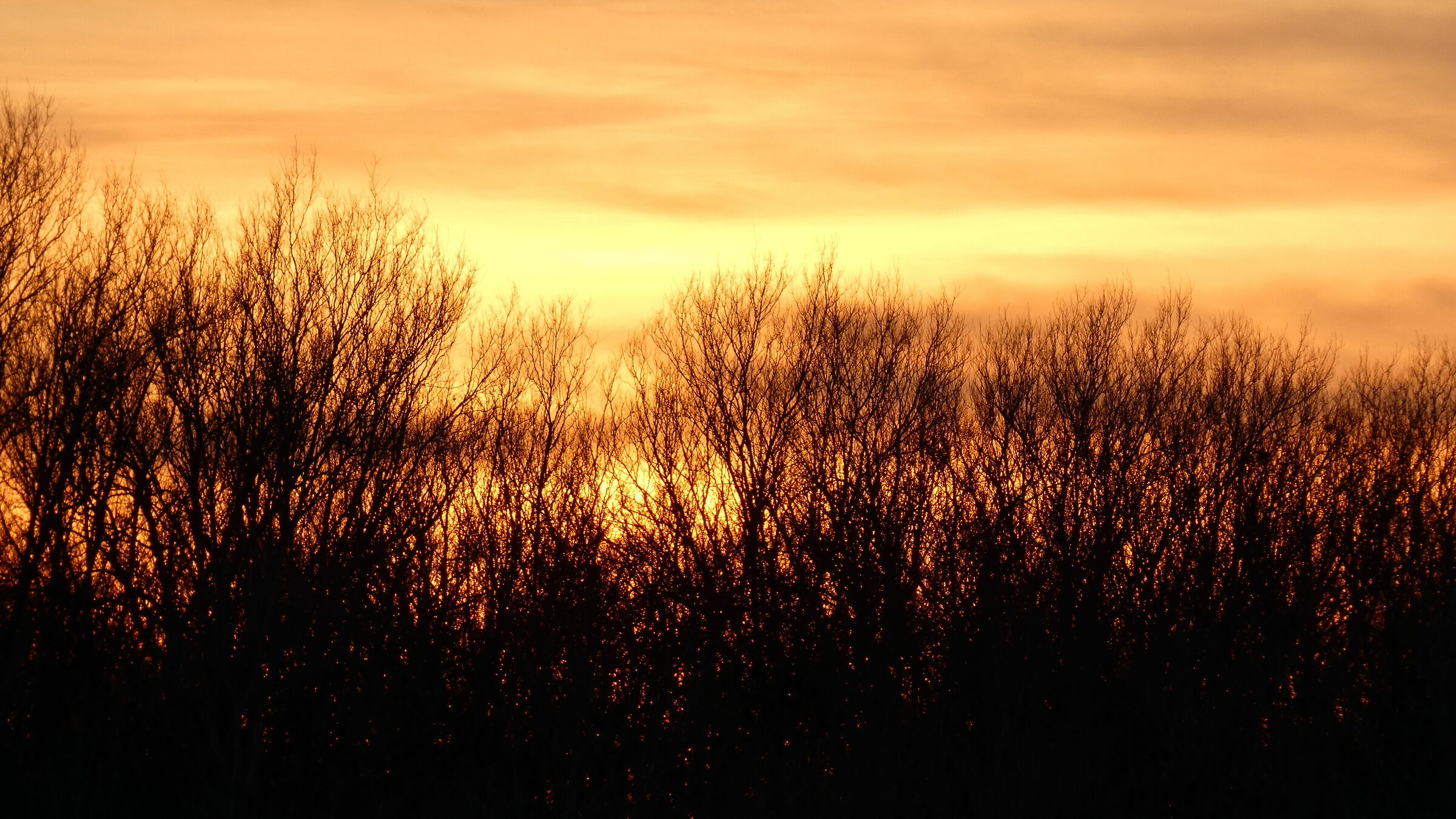 Sunset on the Ticino