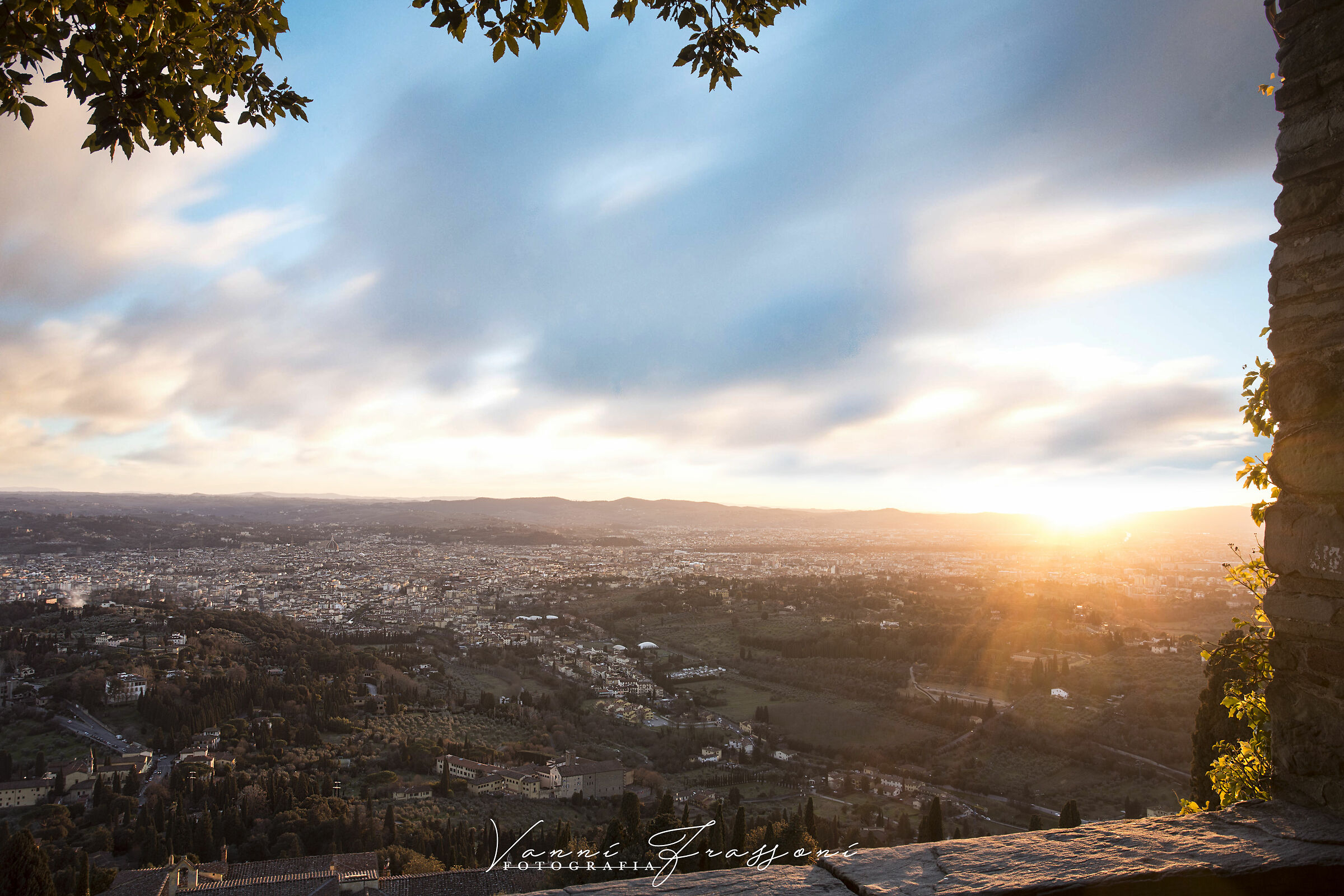 Fiesole, oil on sensor 36x24