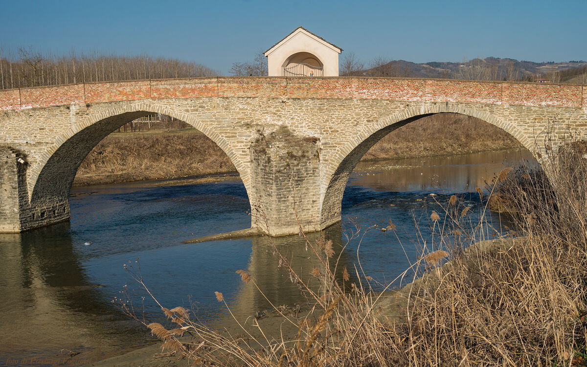 The Romanesque bridge of Bormida Monastery-Detail