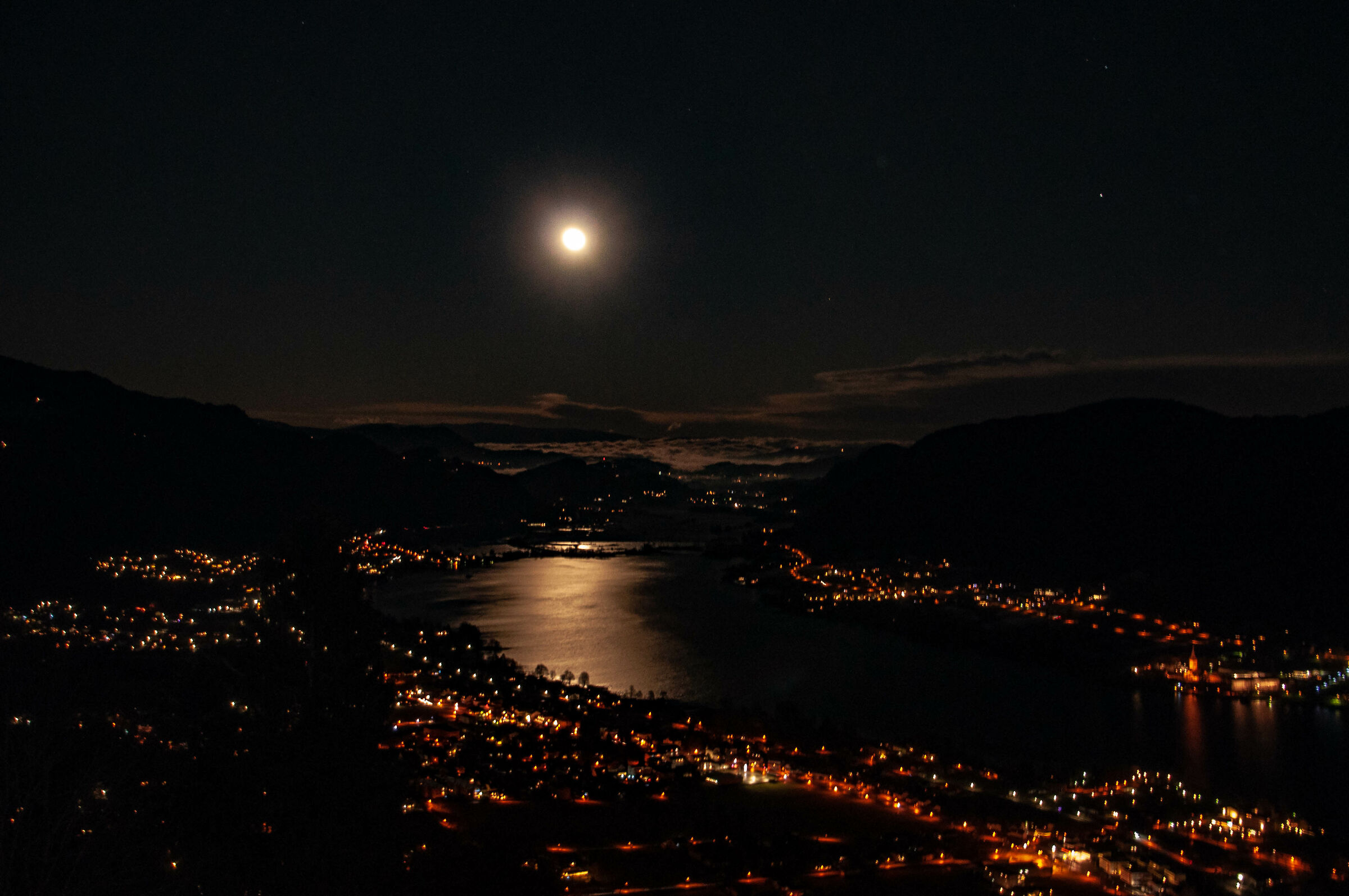 ossiacher see at night