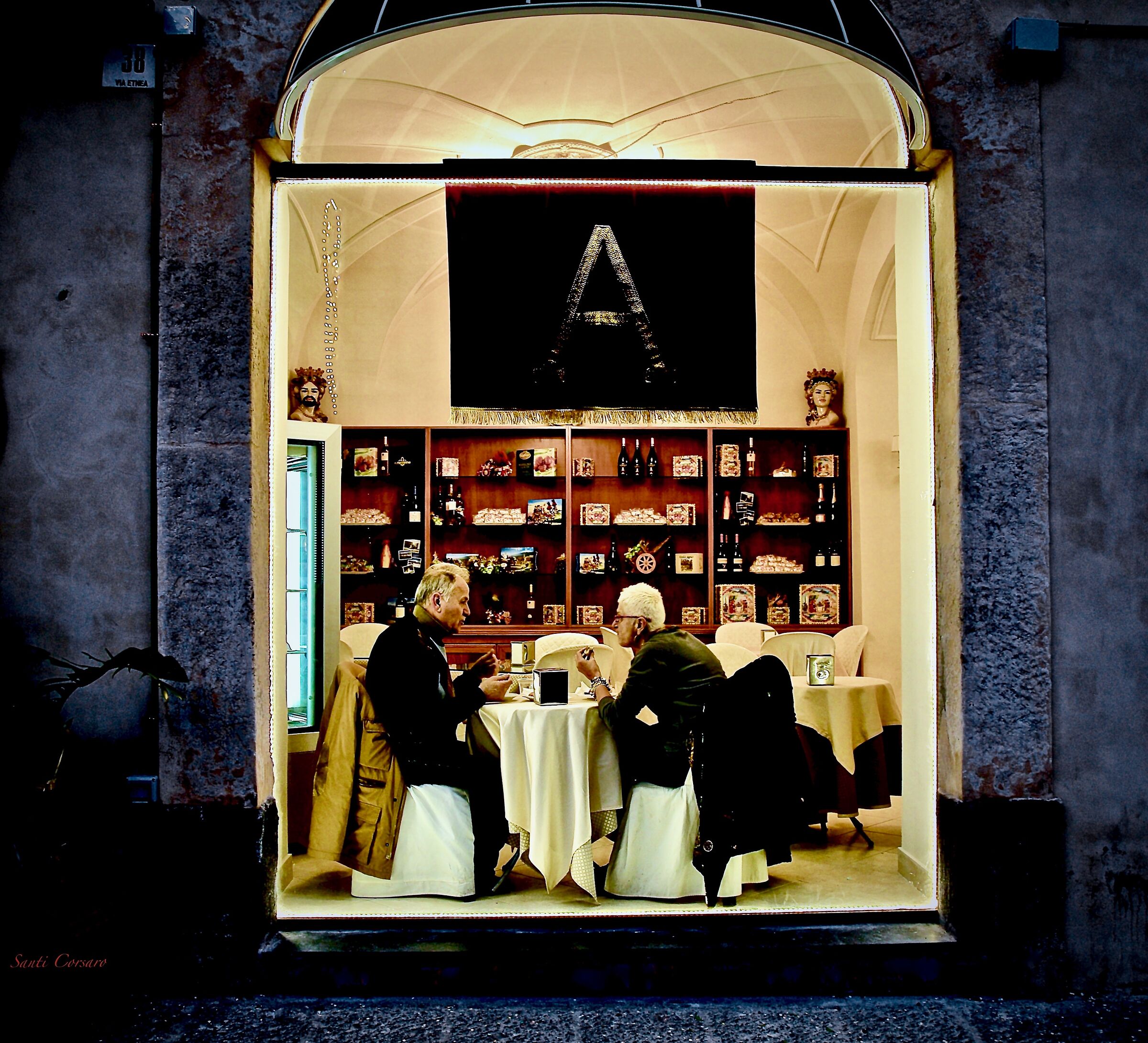 Tea for two very early on the morning