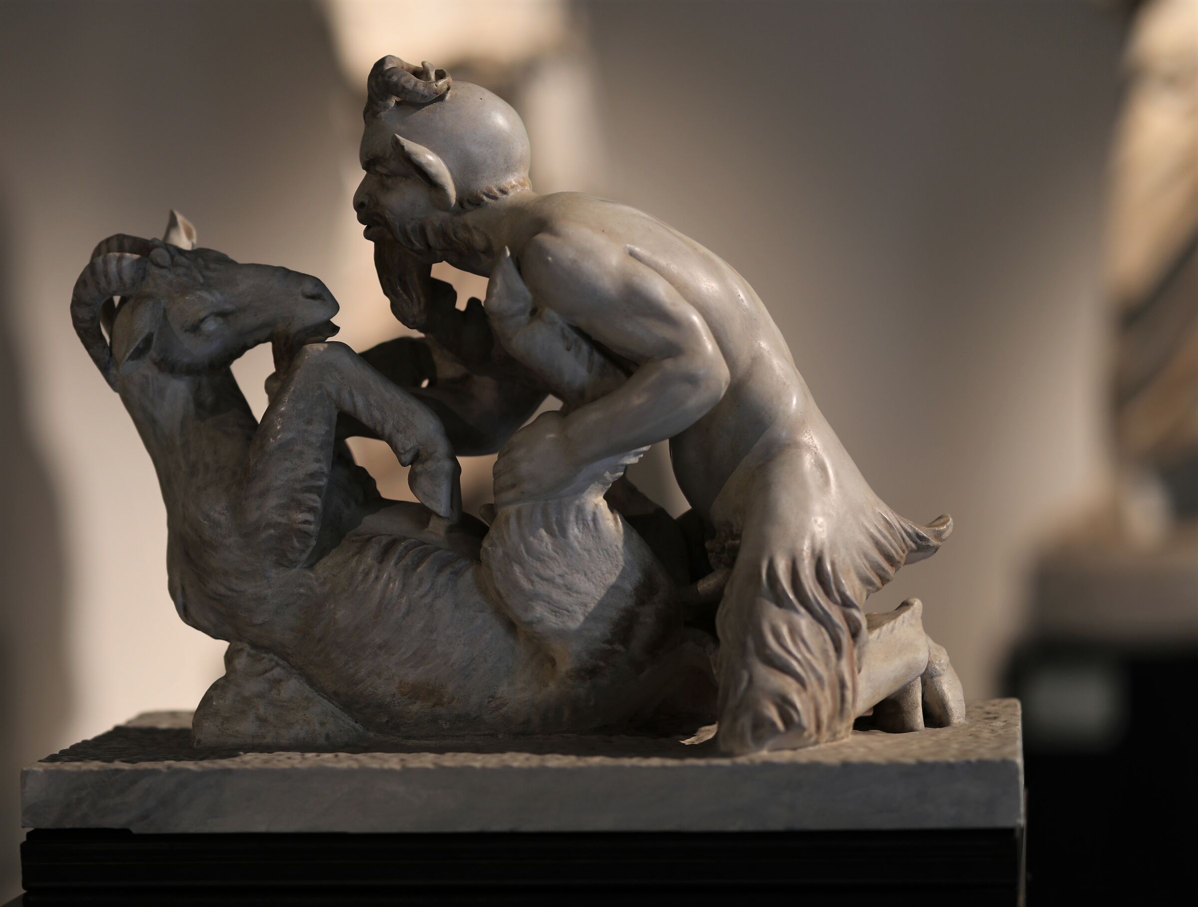 Napoli Museo Archeologico Nazionale Pan e la capra