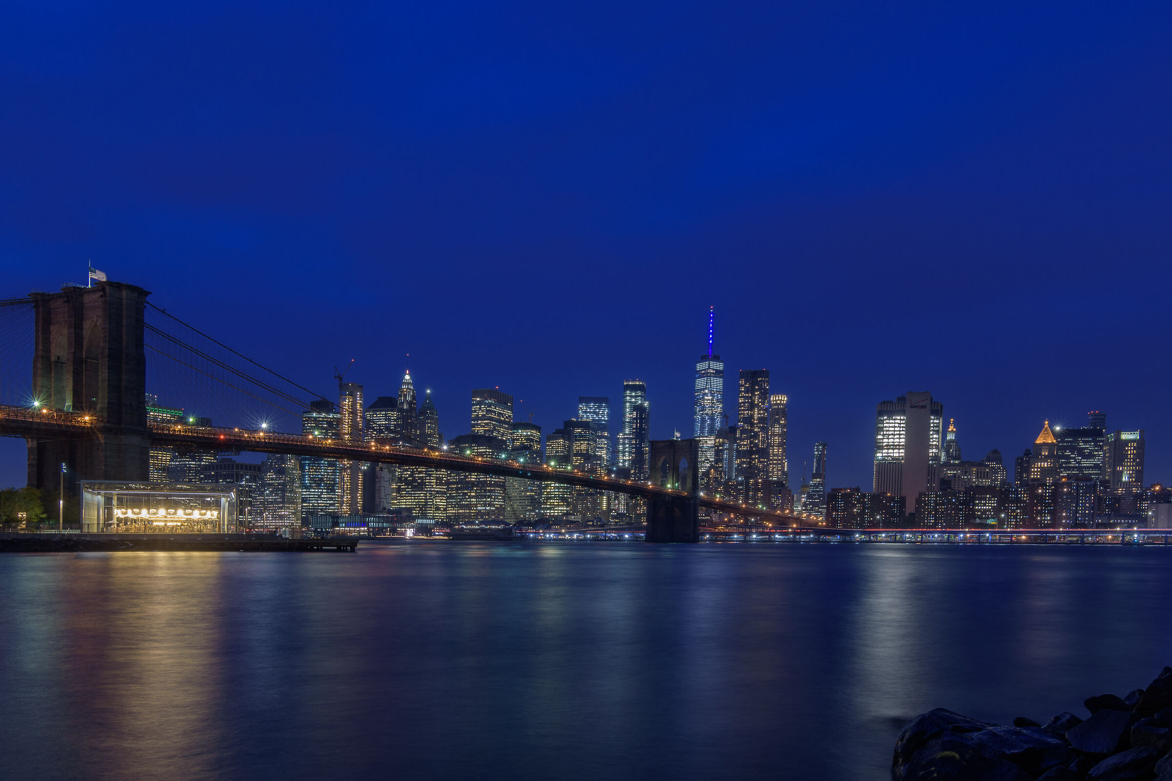 Manhattan in the evening