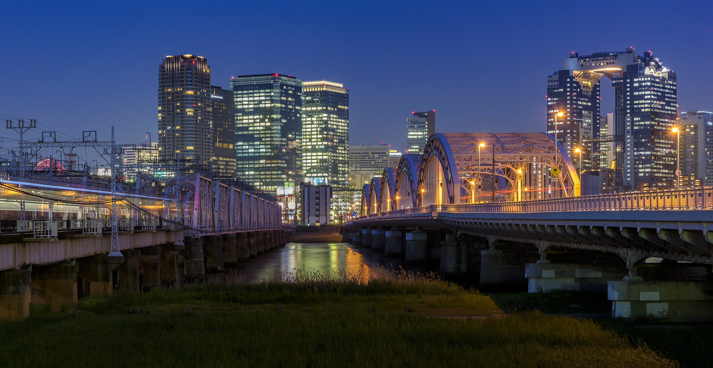 Blue Hour in Osaka