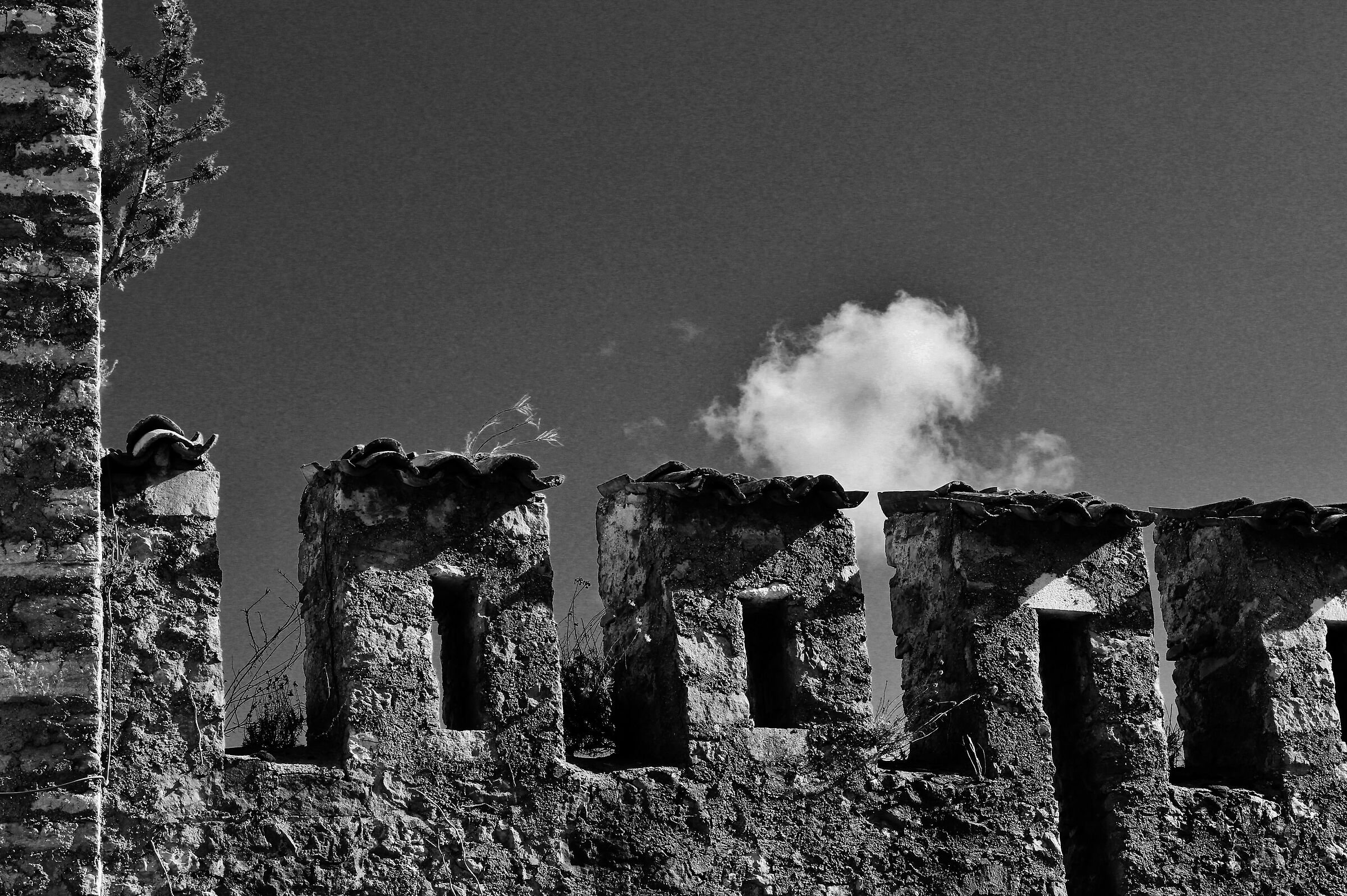 Un particolare del castello