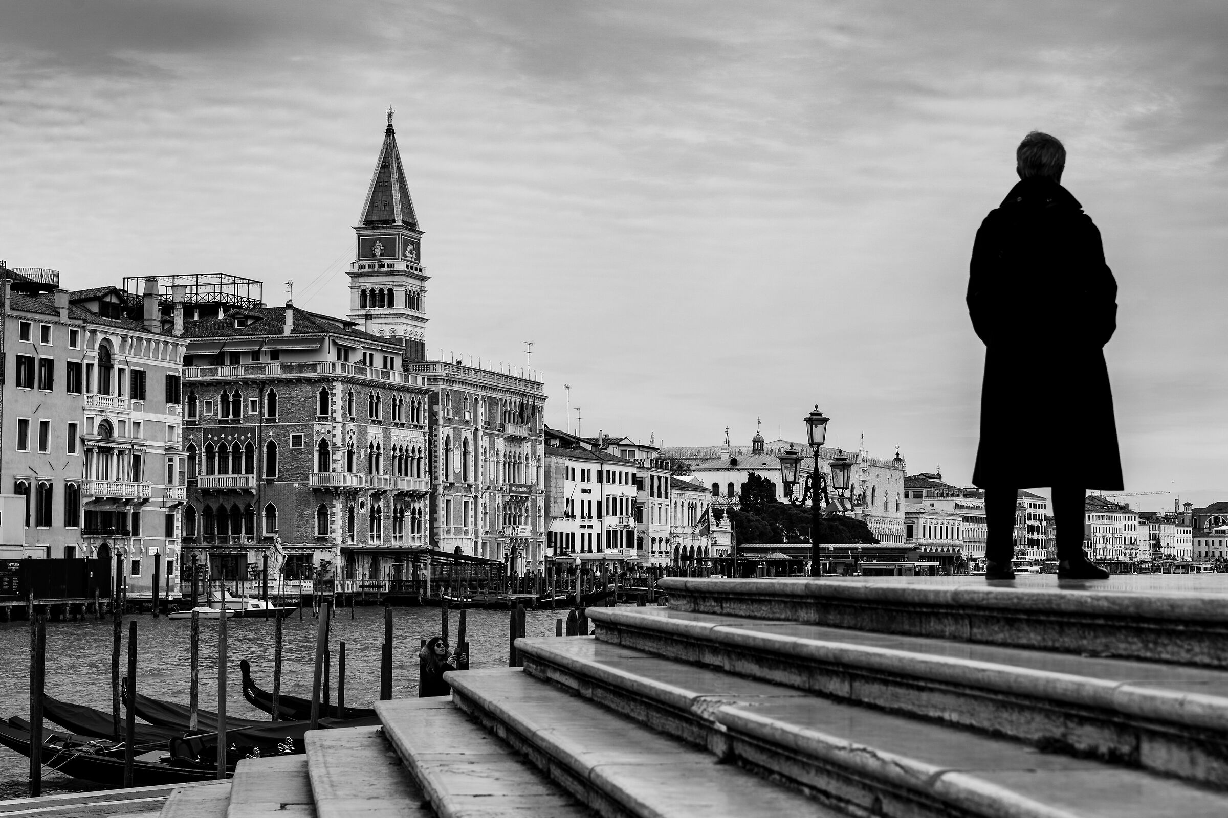 viandante sul canal grande o anonimo veneziano