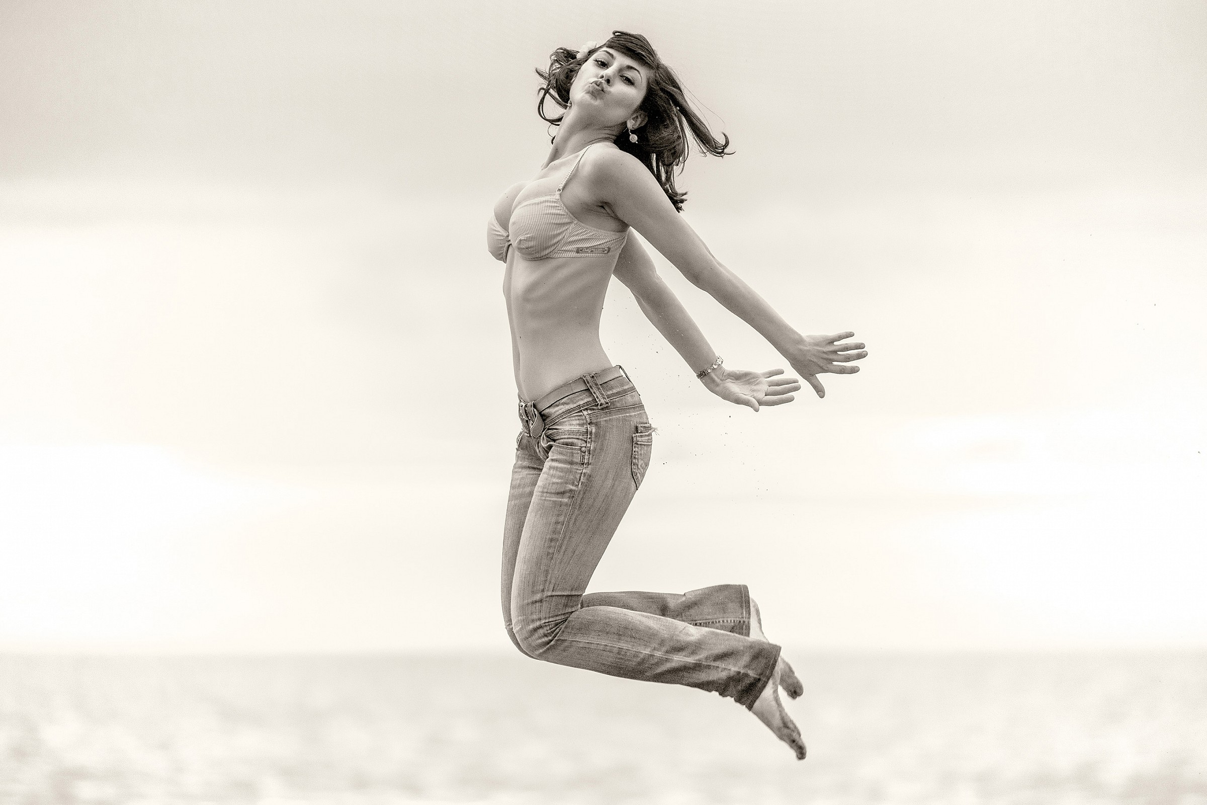 Jeans in flight