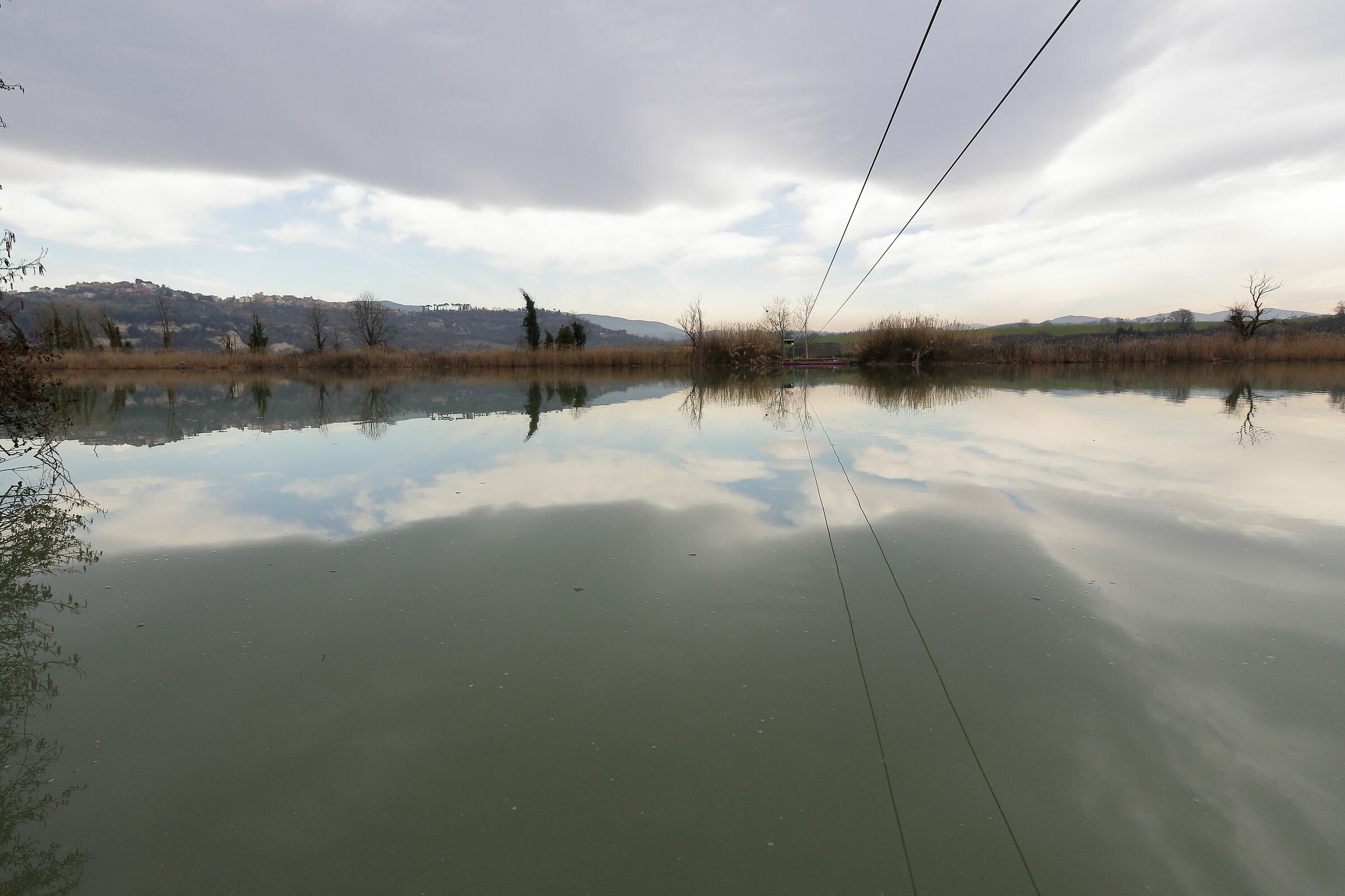 traghetto a corde sul tevere