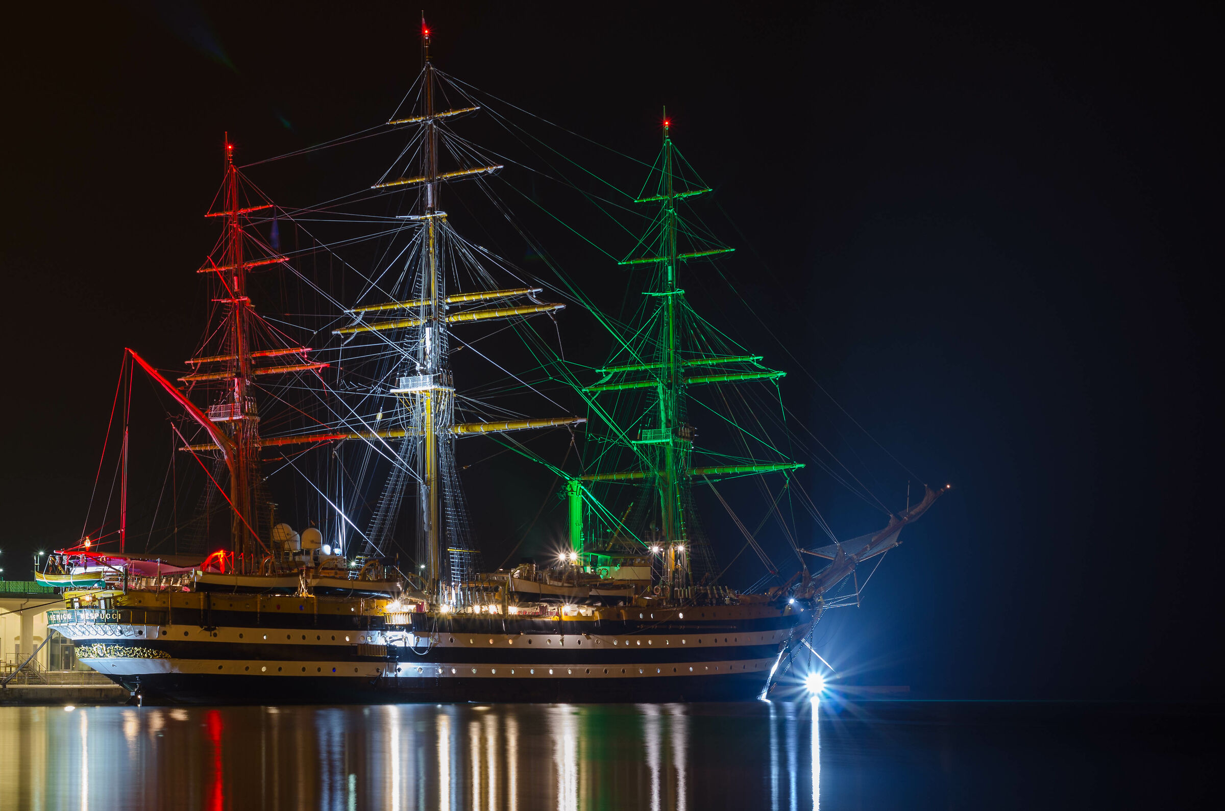 Amerigo Vespucci di notte