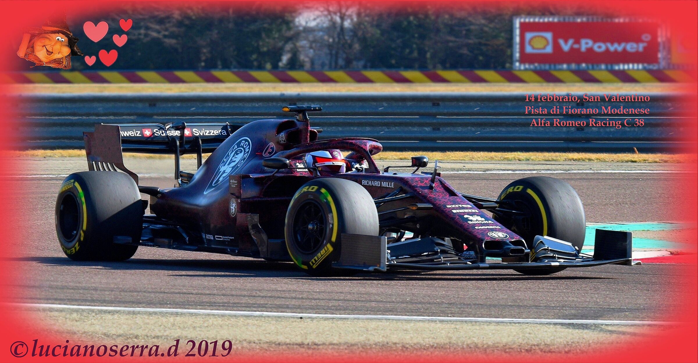 Kimi Raikkonen su Alfa Romeo Racing C 38 - 2019