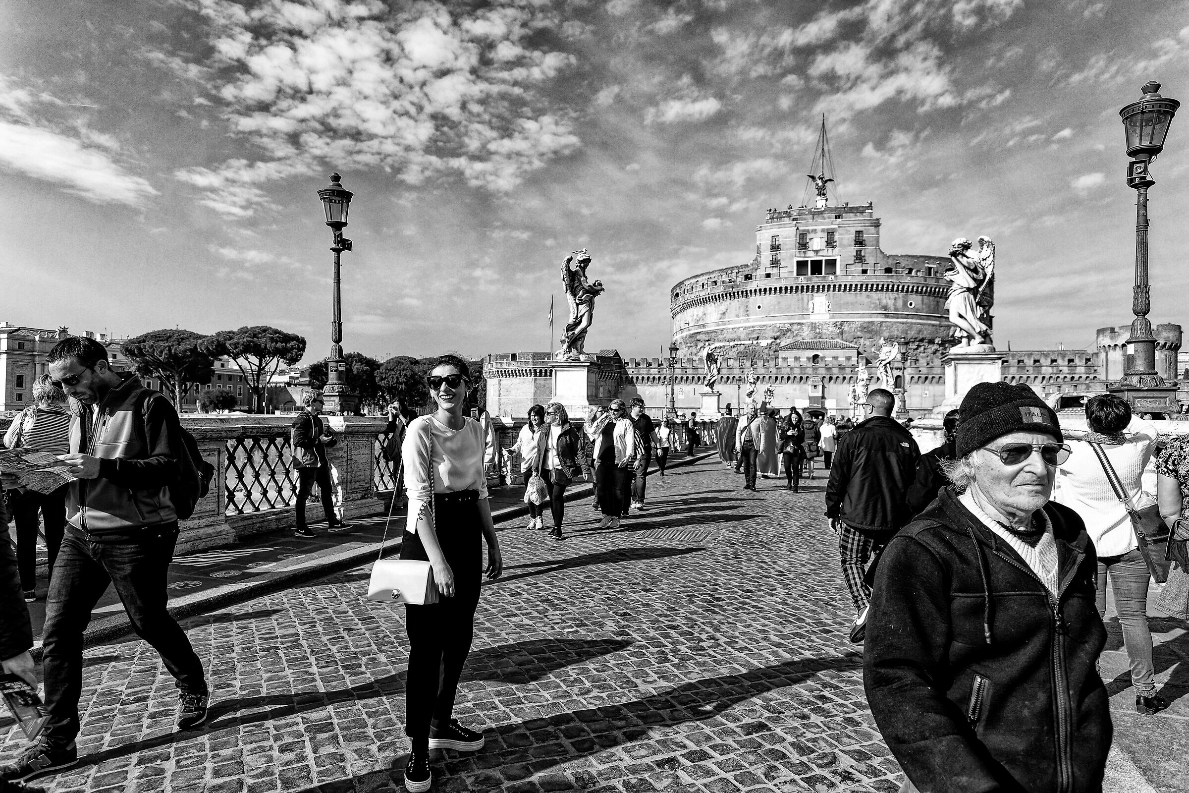 Il cielo sul Ponte degli Angeli