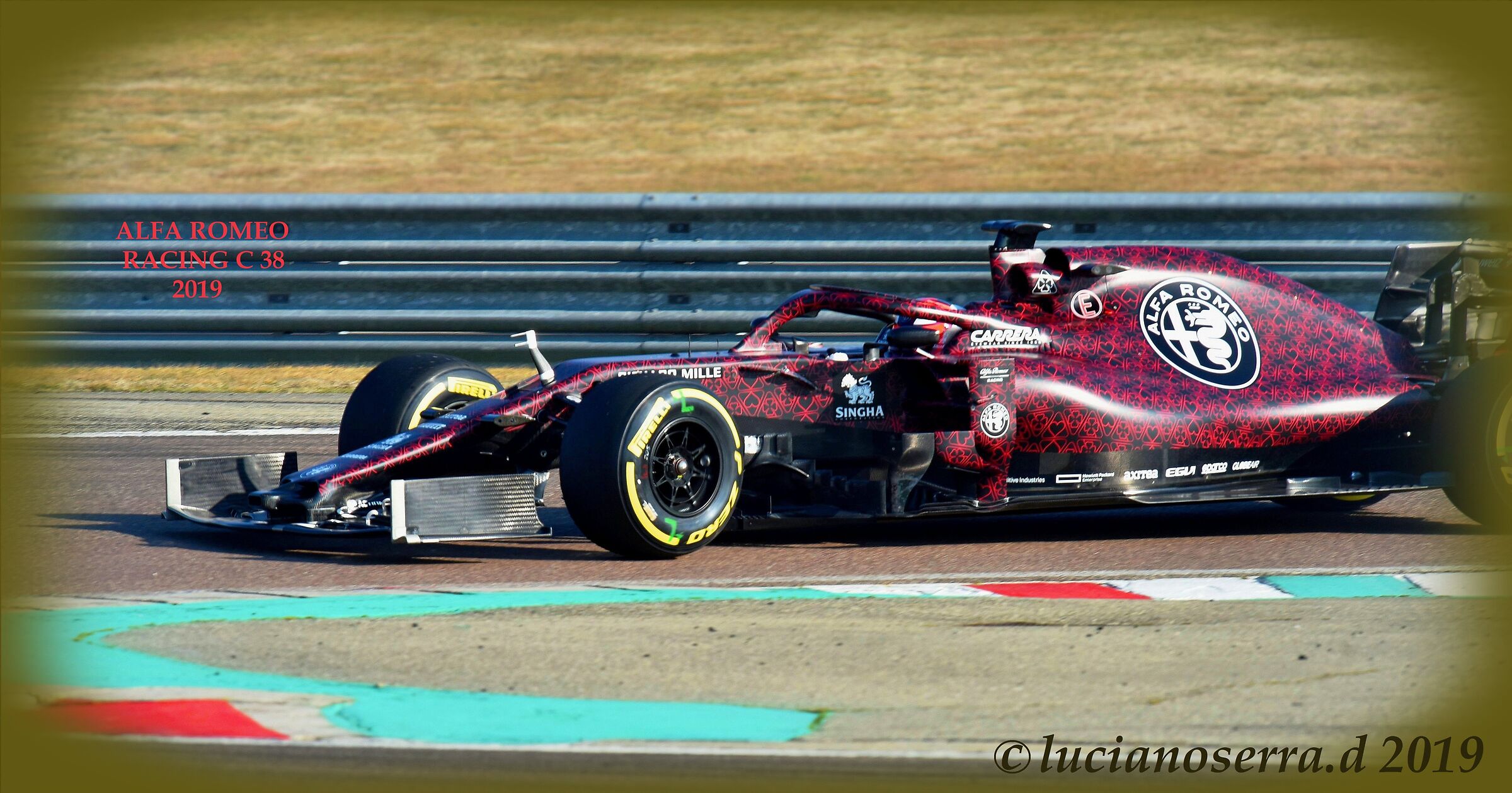 Kimi Raikkonen su Alfa Romeo Racing C 38 - 2019