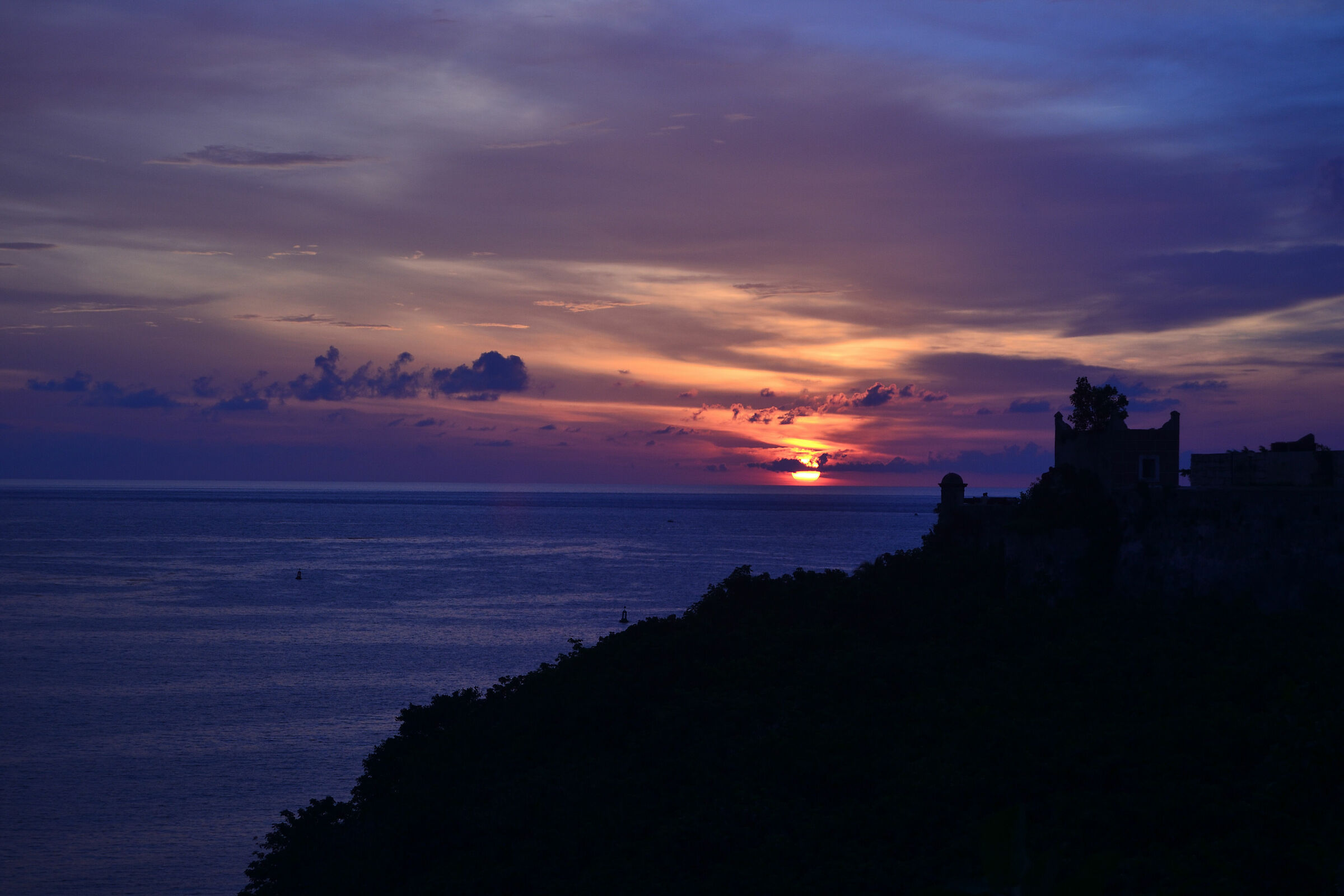 Sunset in Cuba