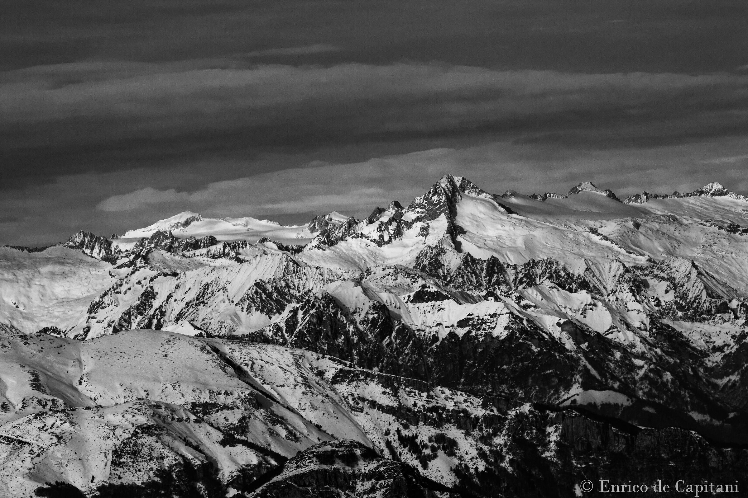 Il Carè Alto visto dalla Lessinia