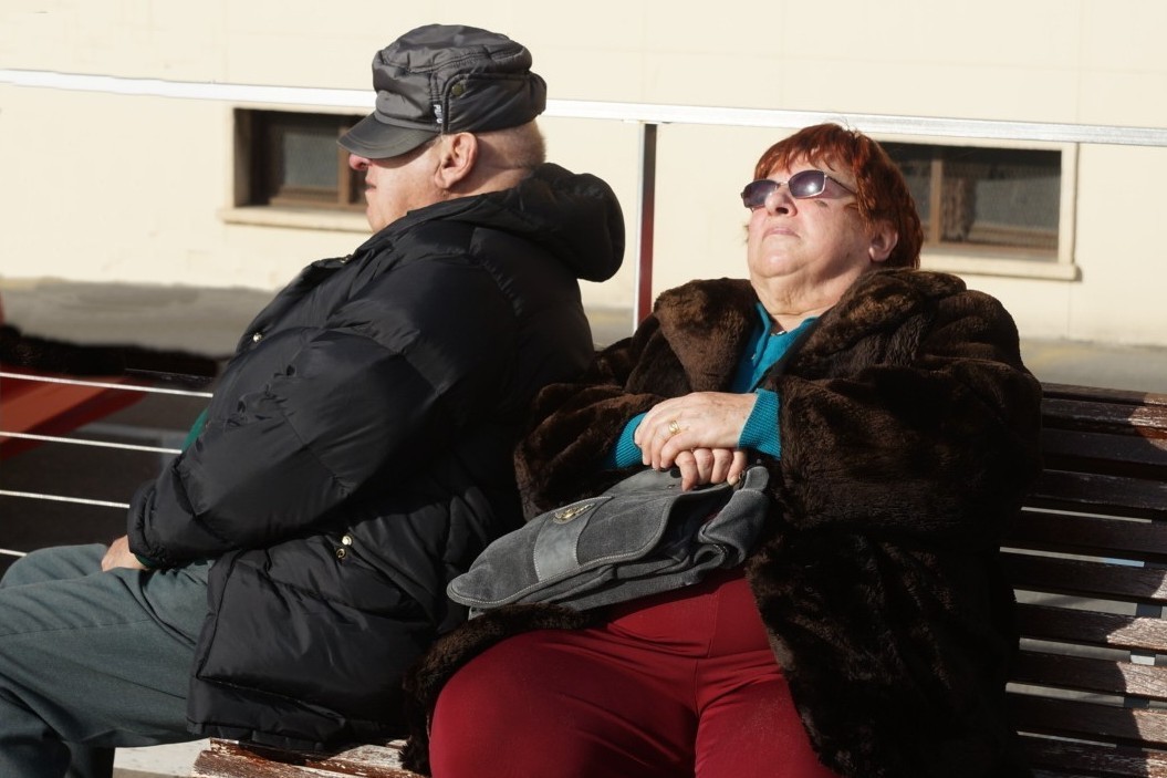 The Sun kisses the beautiful...