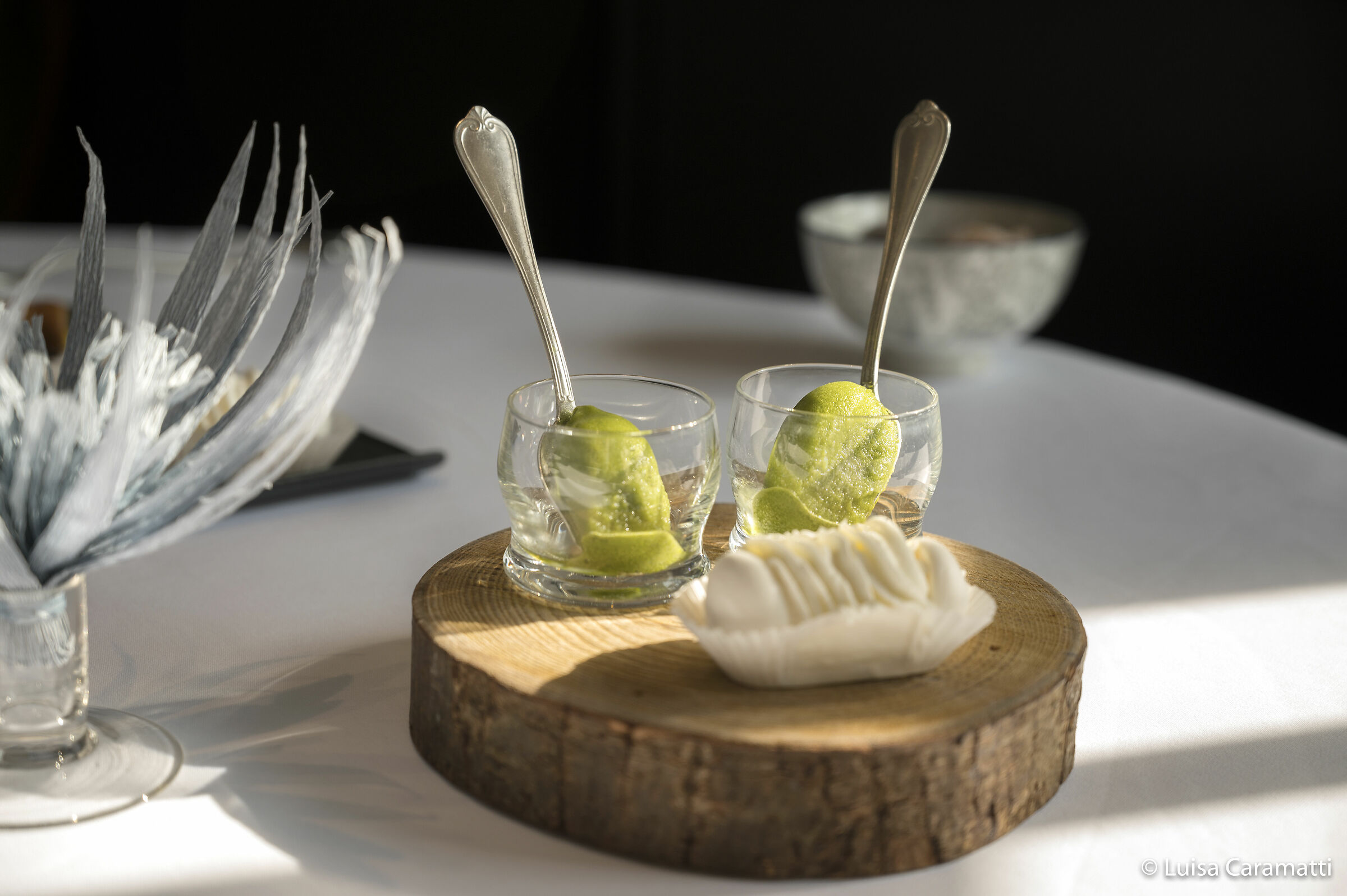 Sorbetto al lime e basilico