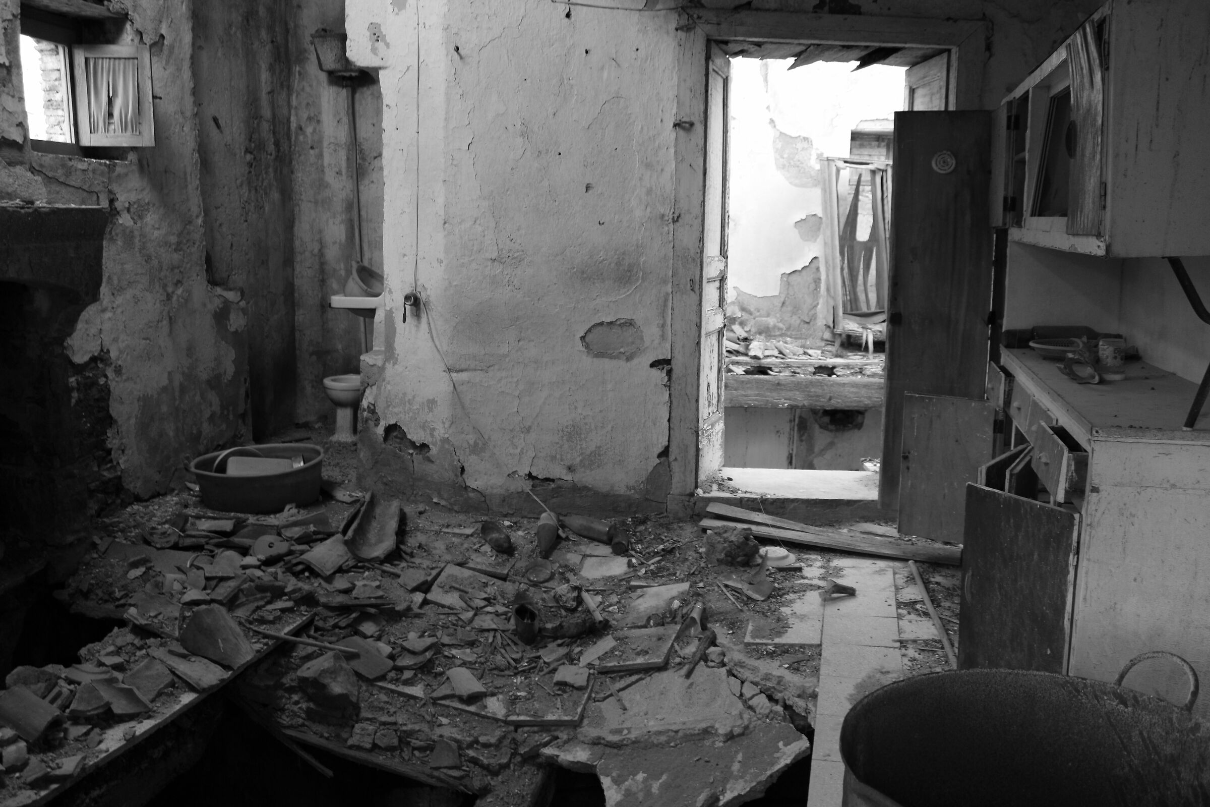abandoned house