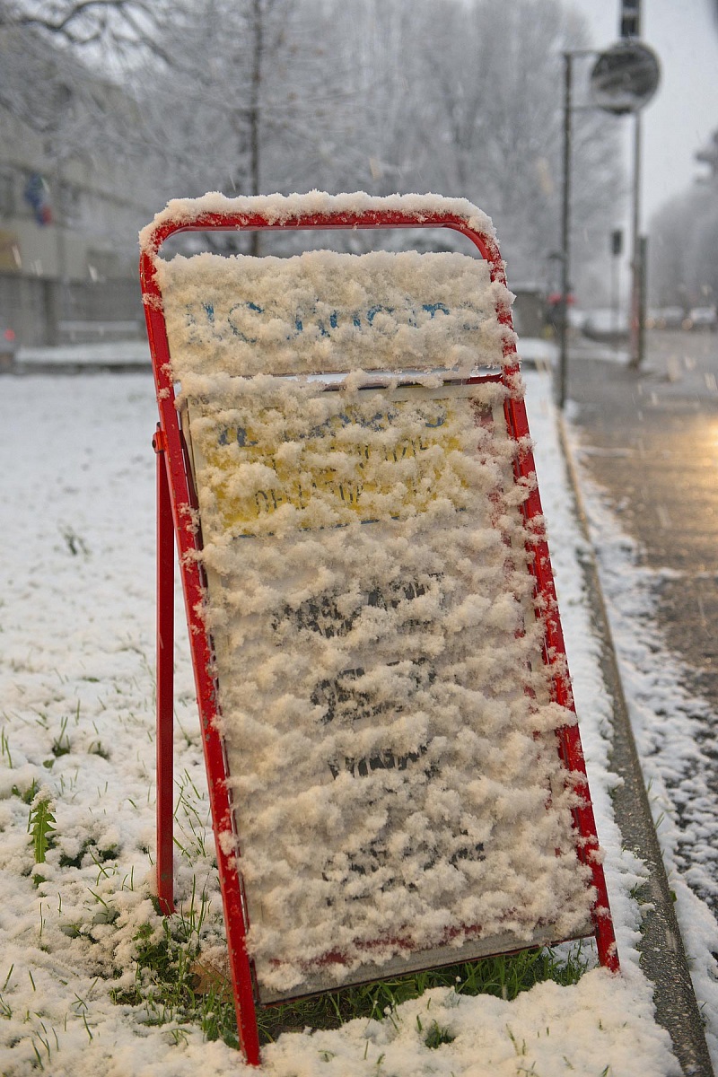 La neve ci salva dalle solite brutte notizie!