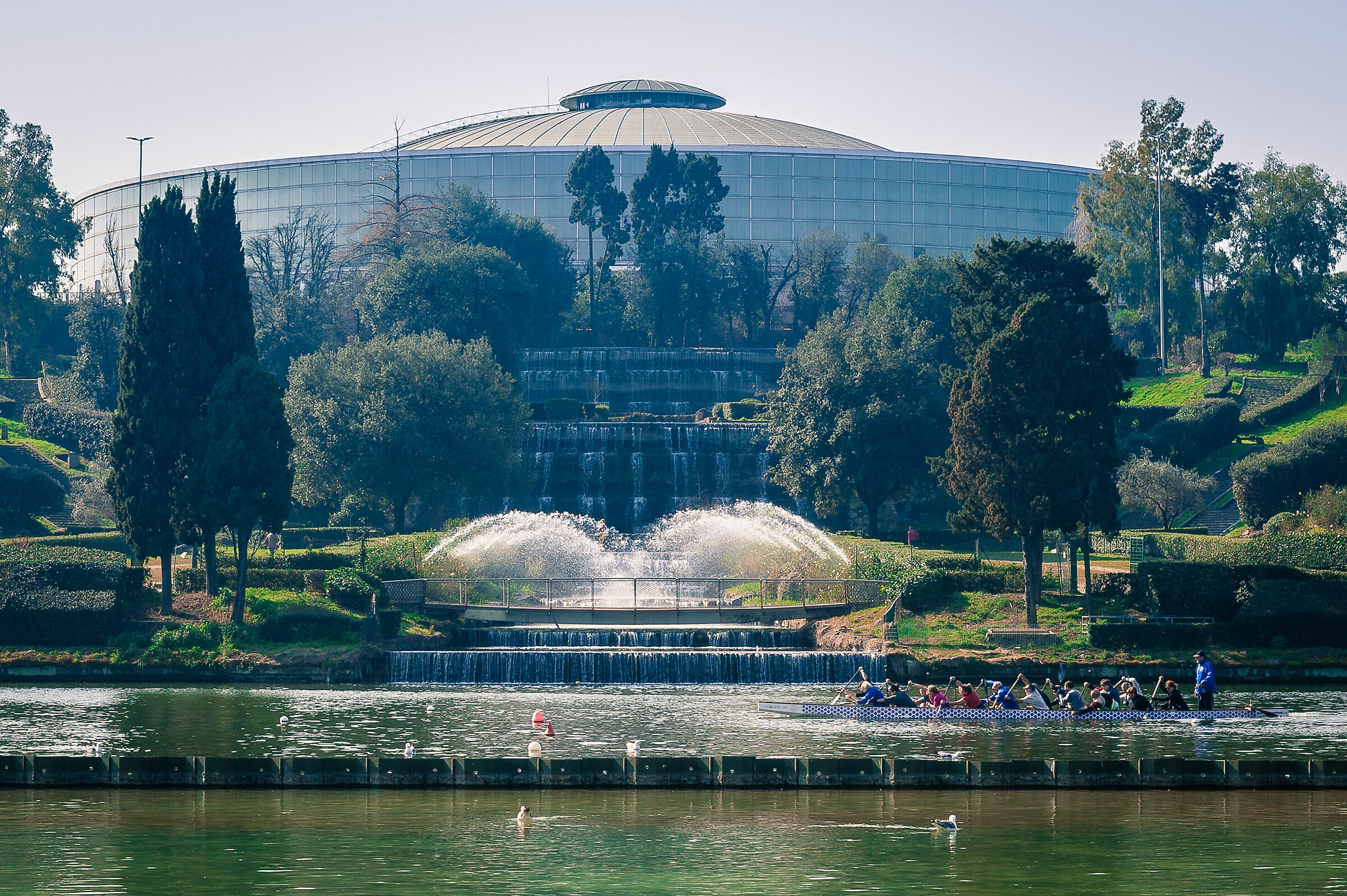 Un Sabato mattina al Laghetto dell'EUR...
