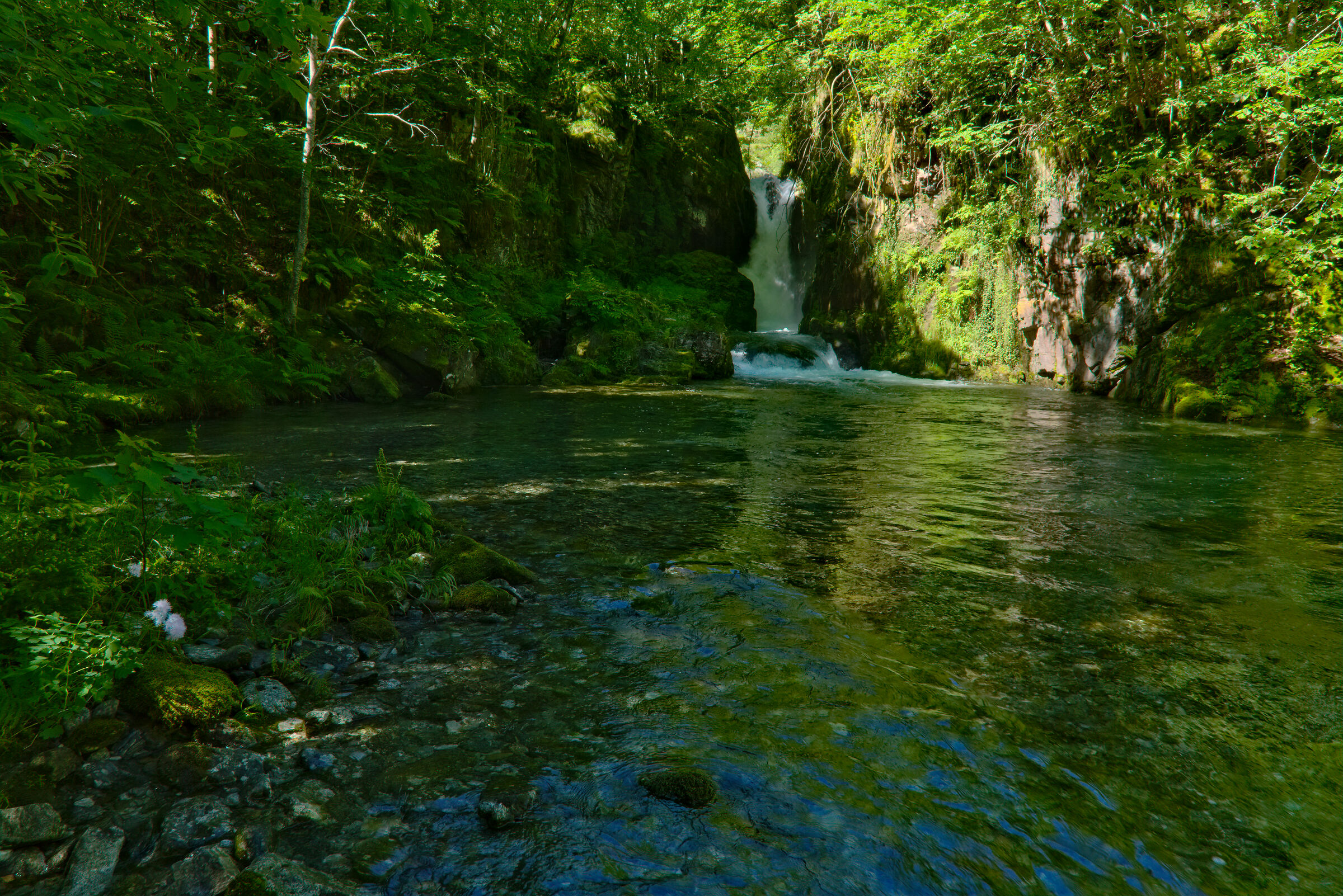 Un classico reinterpretato: cascata della Rusa