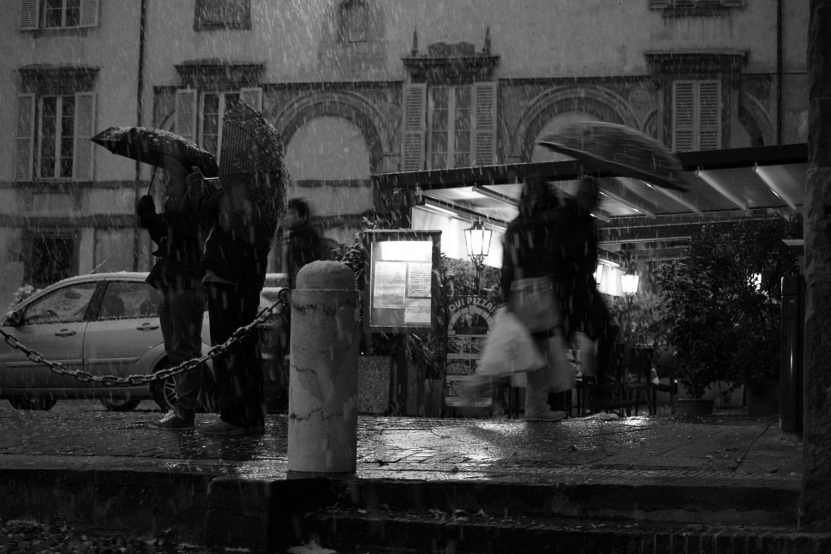 prima neve ..su Bergamo