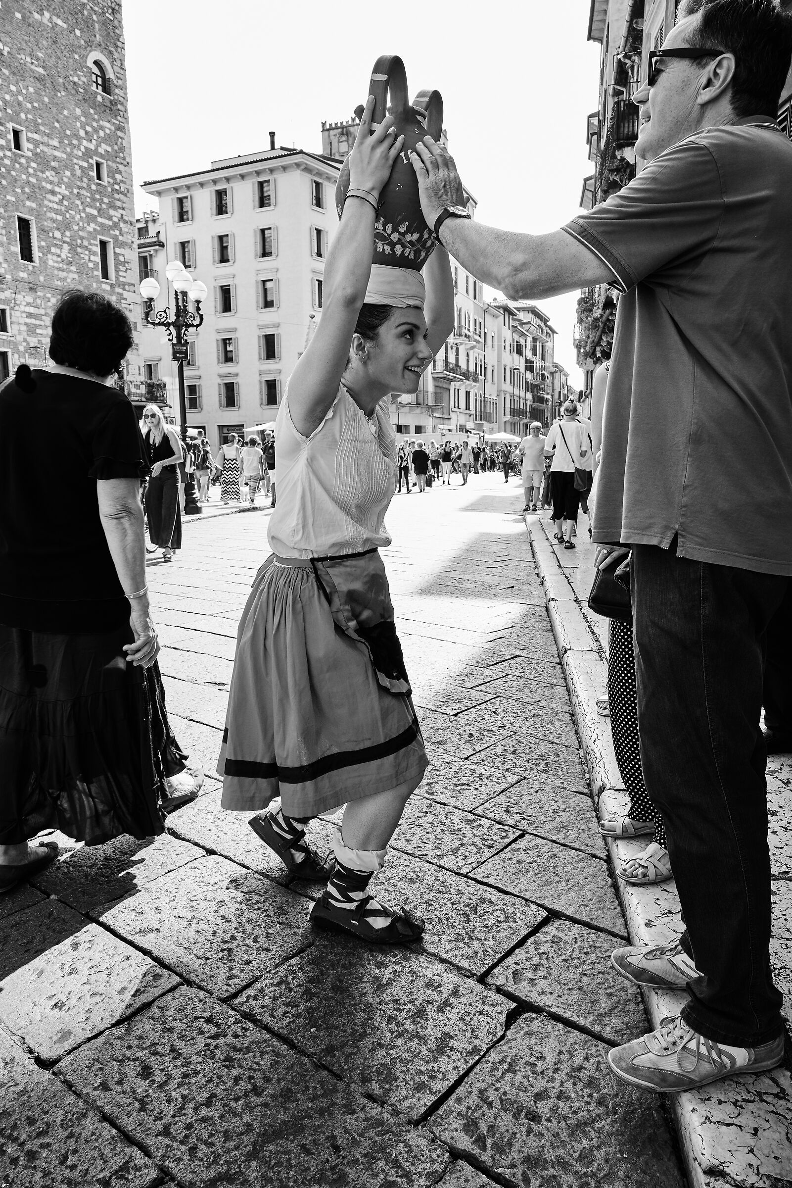 Walking through Verona
